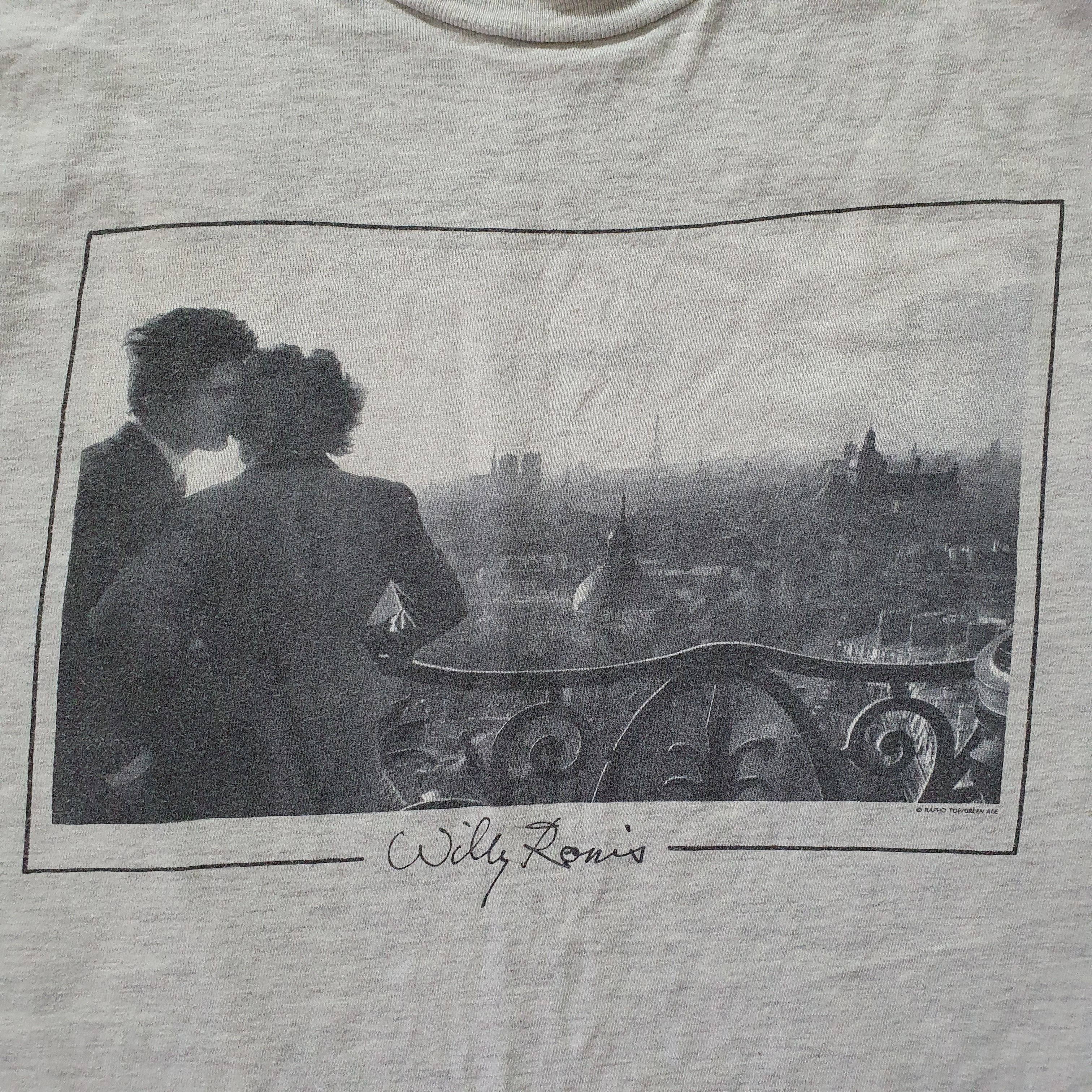 Vintage Rare Willy Ronis merchandise famous picture tee Shirt Size US L / EU 52-54 / 3 - 7 Thumbnail