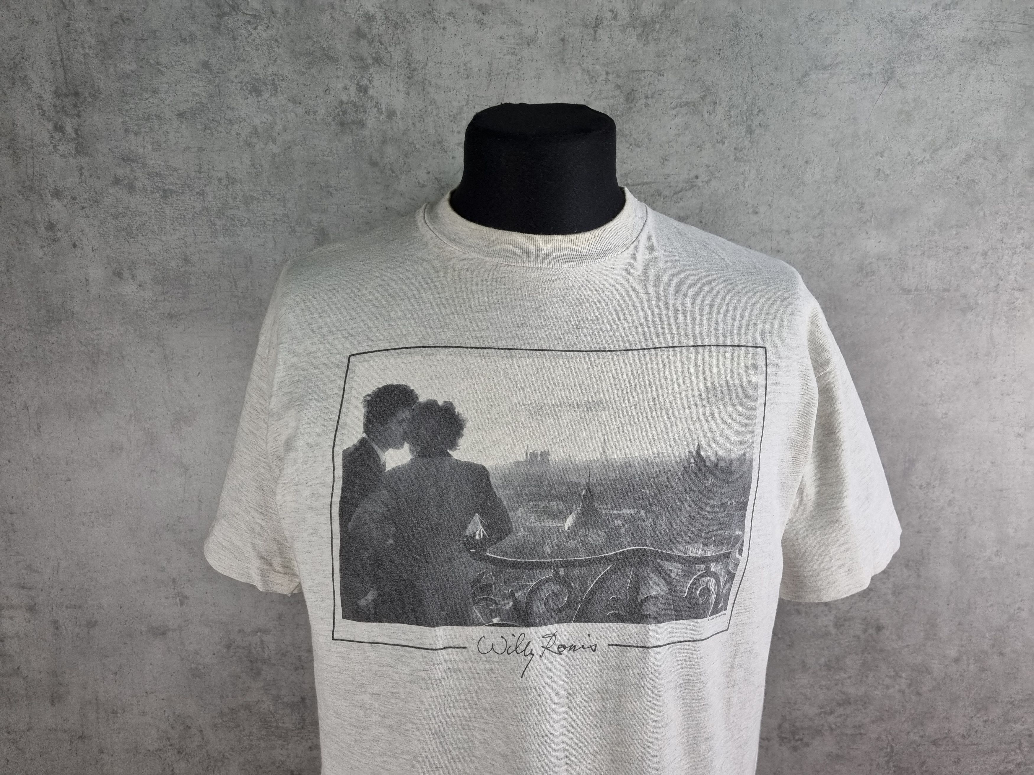 Vintage Rare Willy Ronis merchandise famous picture tee Shirt Size US L / EU 52-54 / 3 - 2 Thumbnail