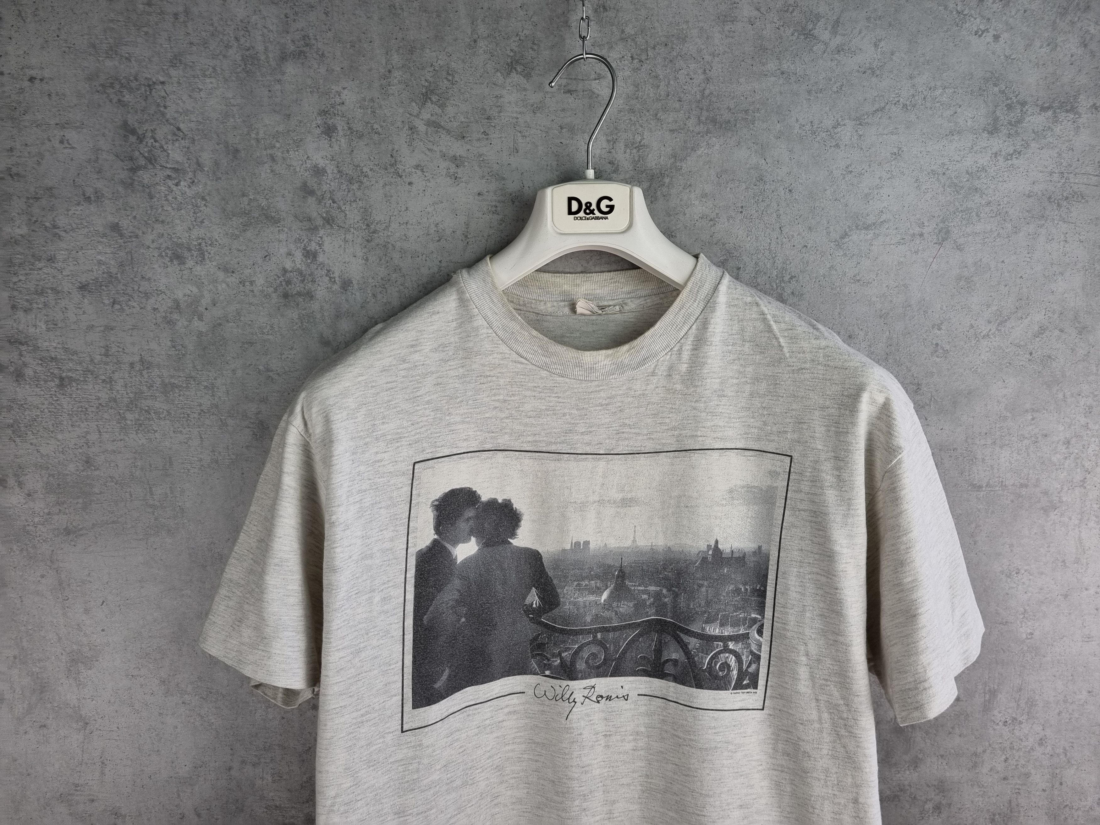Vintage Rare Willy Ronis merchandise famous picture tee Shirt Size US L / EU 52-54 / 3 - 10 Thumbnail