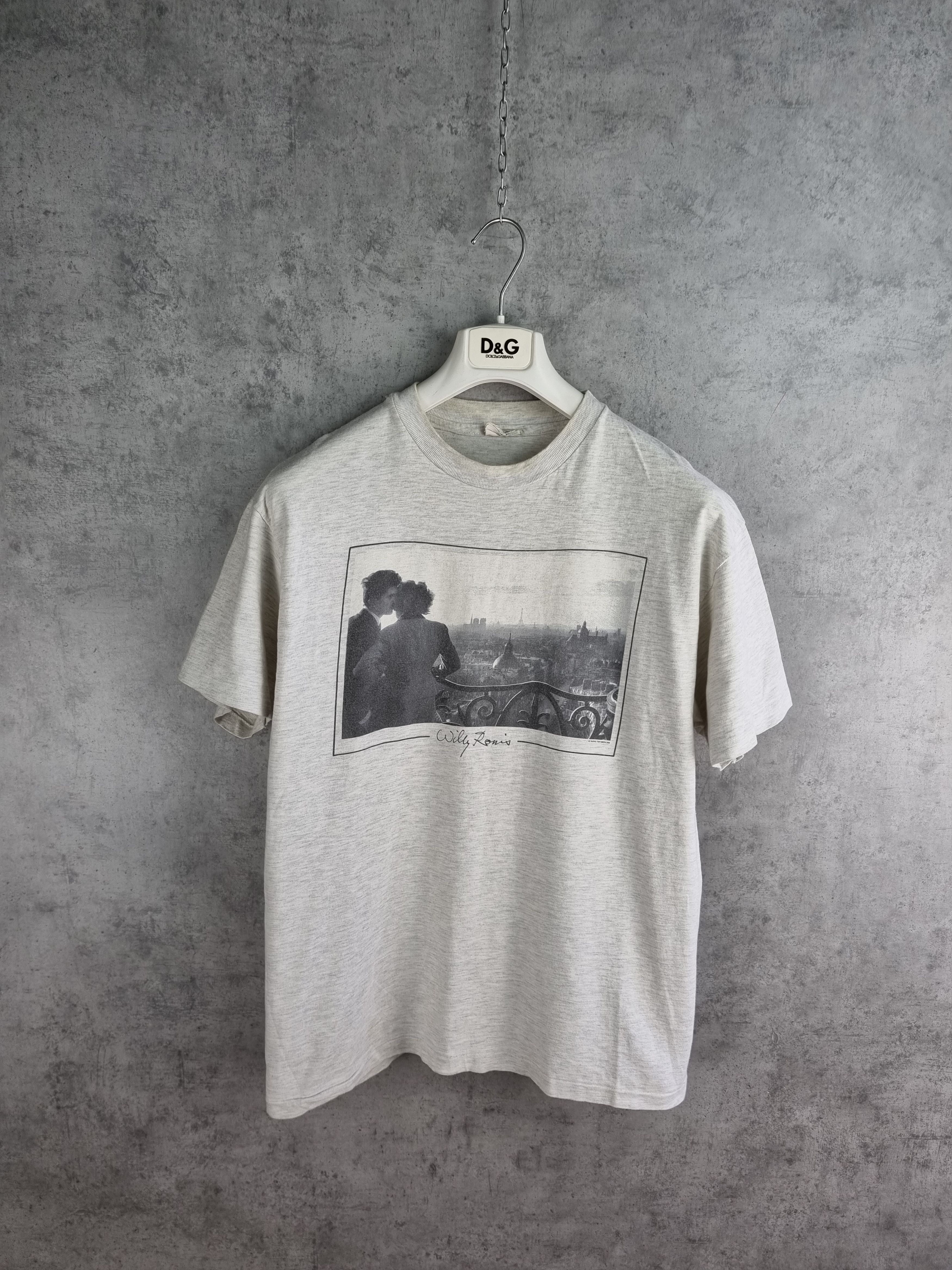 Vintage Rare Willy Ronis merchandise famous picture tee Shirt Size US L / EU 52-54 / 3 - 3 Thumbnail