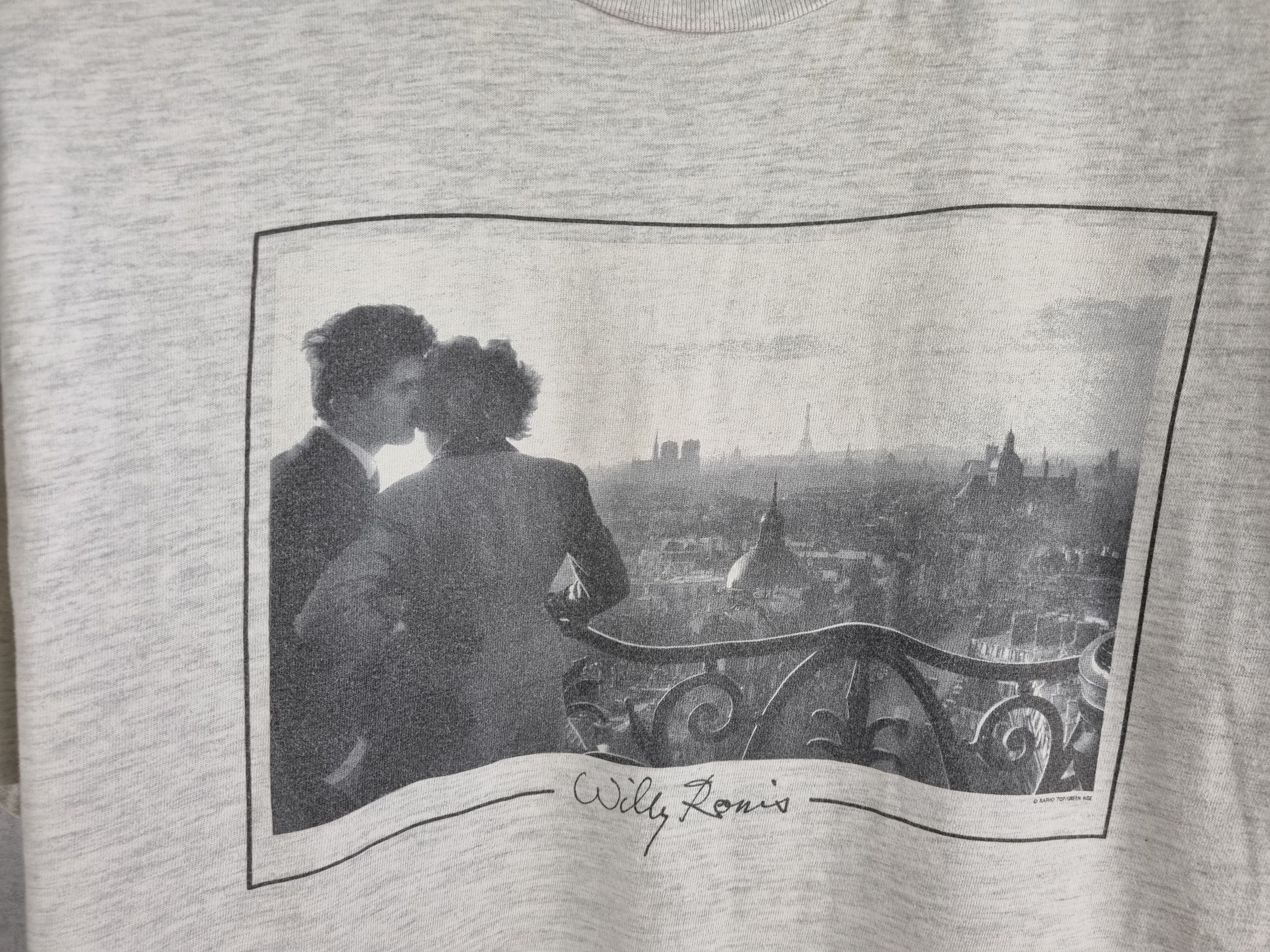 Vintage Rare Willy Ronis merchandise famous picture tee Shirt Size US L / EU 52-54 / 3 - 6 Thumbnail