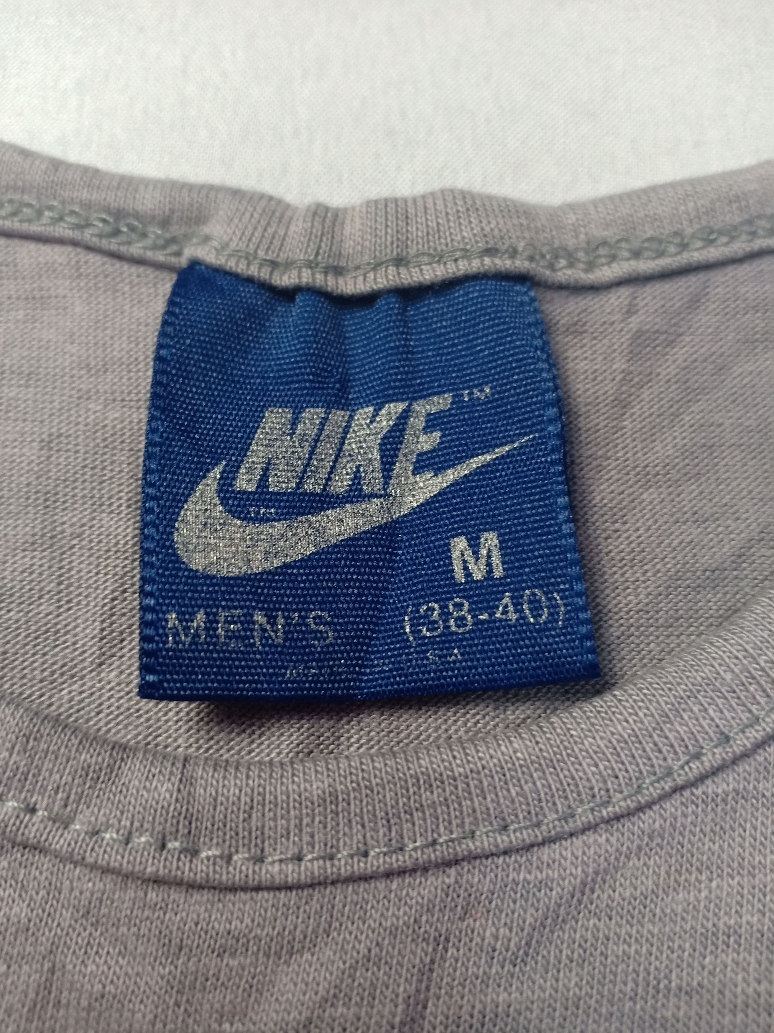 Nike Vintage 80s Nike USA Blue Label Sleeveless 50/50 Unisex Size US M / EU 48-50 / 2 - 2 Thumbnail