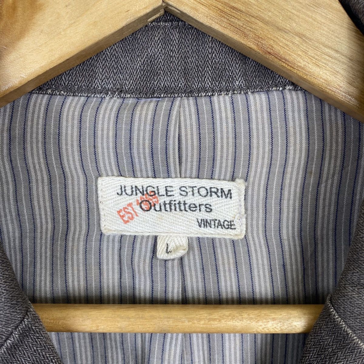 Japanese Brand × Vintage Vintage JUNGLE STORM Outfitters Casualwear Coat Jacket Size US M / EU 48-50 / 2 - 8 Thumbnail