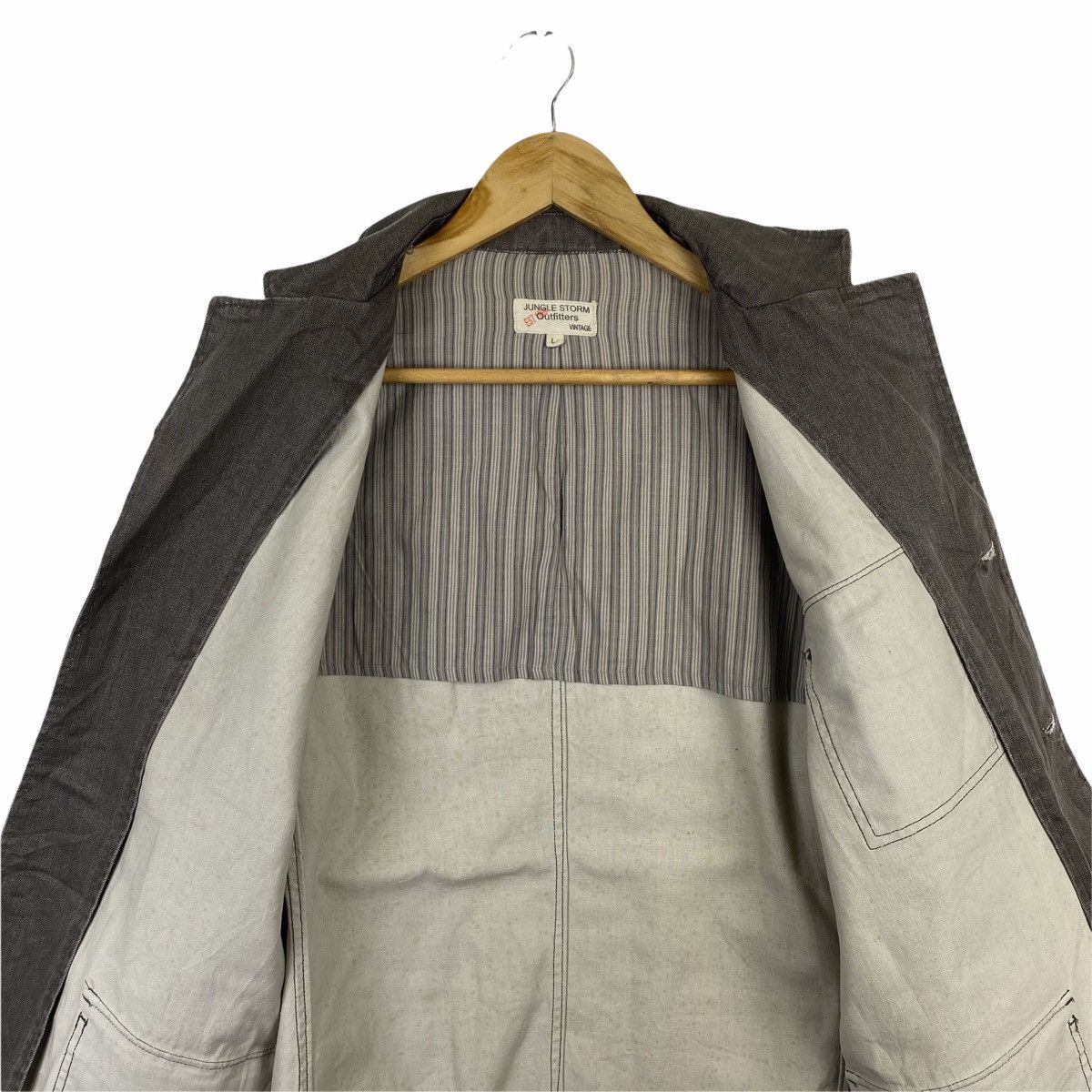 Japanese Brand × Vintage Vintage JUNGLE STORM Outfitters Casualwear Coat Jacket Size US M / EU 48-50 / 2 - 6 Thumbnail