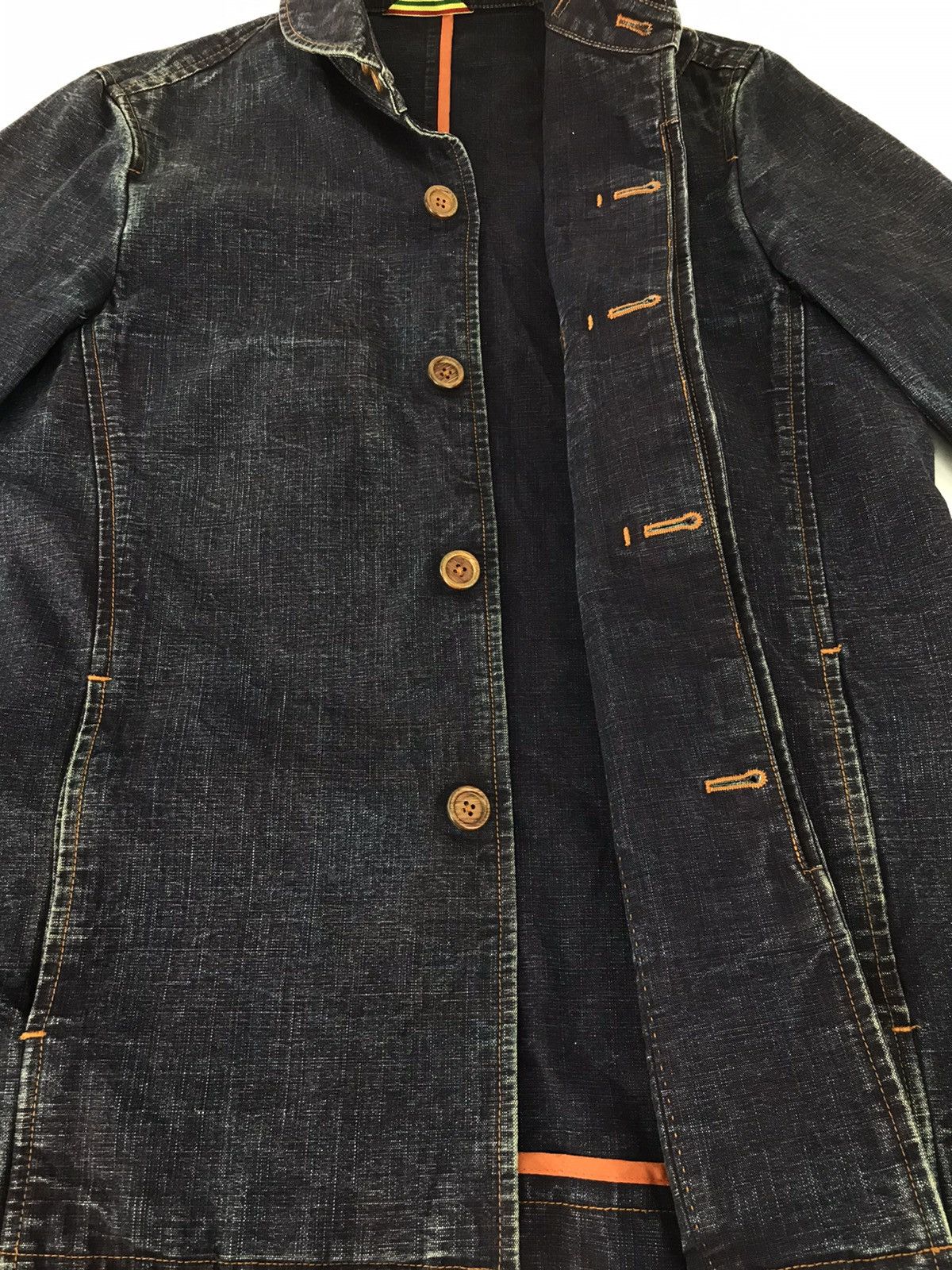 Japanese Brand × Ts(S) × Vintage T.S + Company Comfort Denim Jacket Blazer Coat Fashion Size US M / EU 48-50 / 2 - 2 Thumbnail