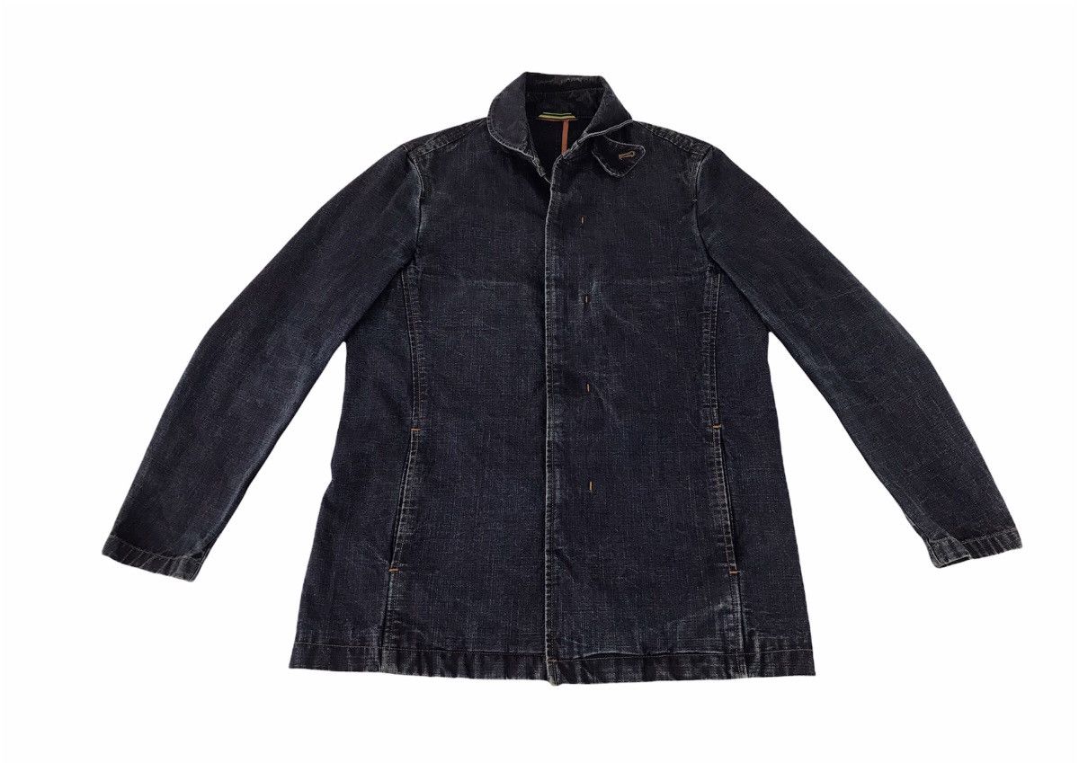 Japanese Brand × Ts(S) × Vintage T.S + Company Comfort Denim Jacket Blazer Coat Fashion Size US M / EU 48-50 / 2 - 1 Thumbnail