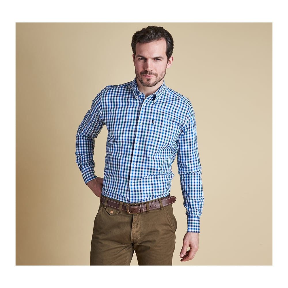 Barbour Barbour Bibury Check Plaid Shirt Size M Tailored Fit Size US M / EU 48-50 / 2 - 1 Thumbnail