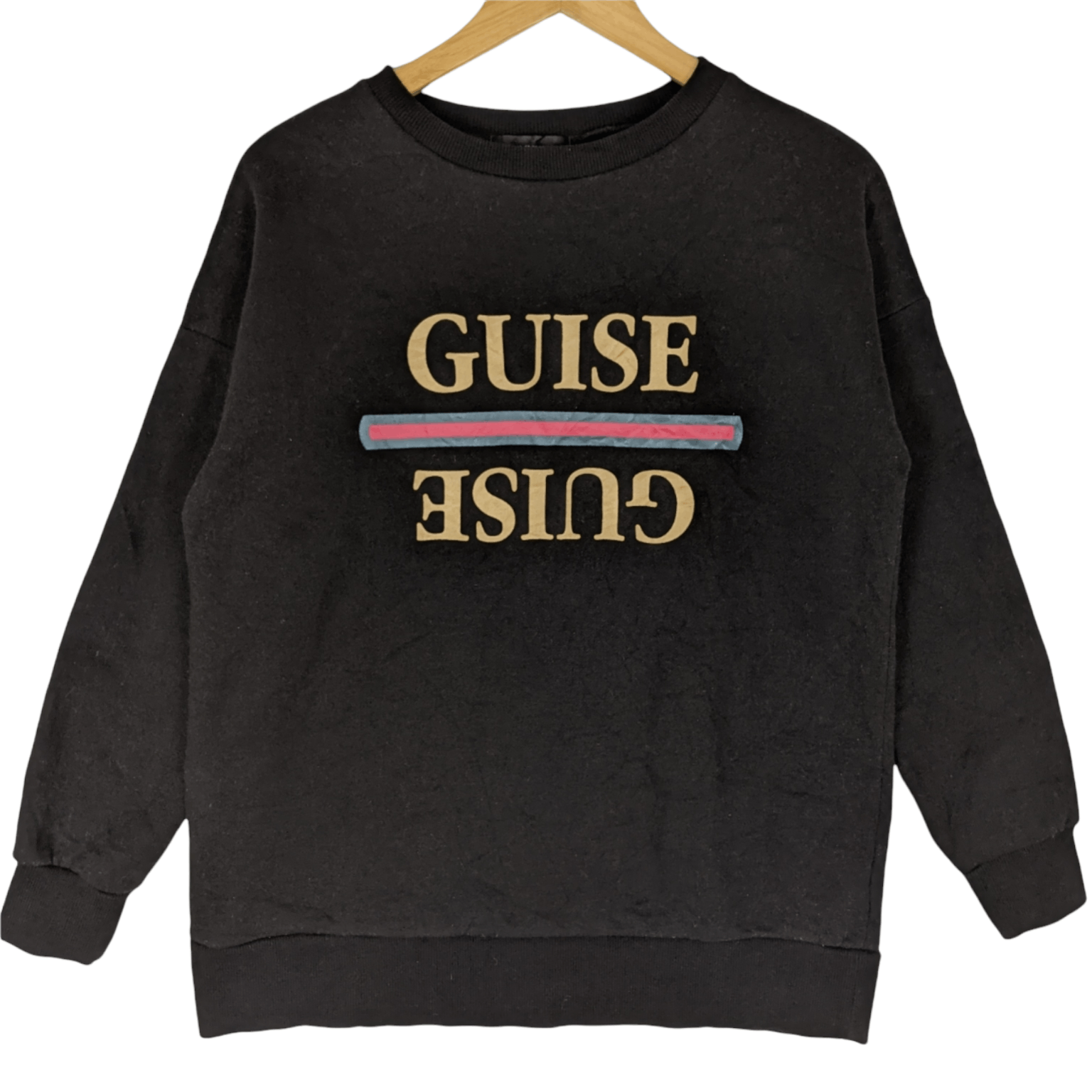 Japanese Brand Japan ENVYM Guise Spell Out Crewneck Jumper Sweatshirt Size ONE SIZE - 2 Thumbnail