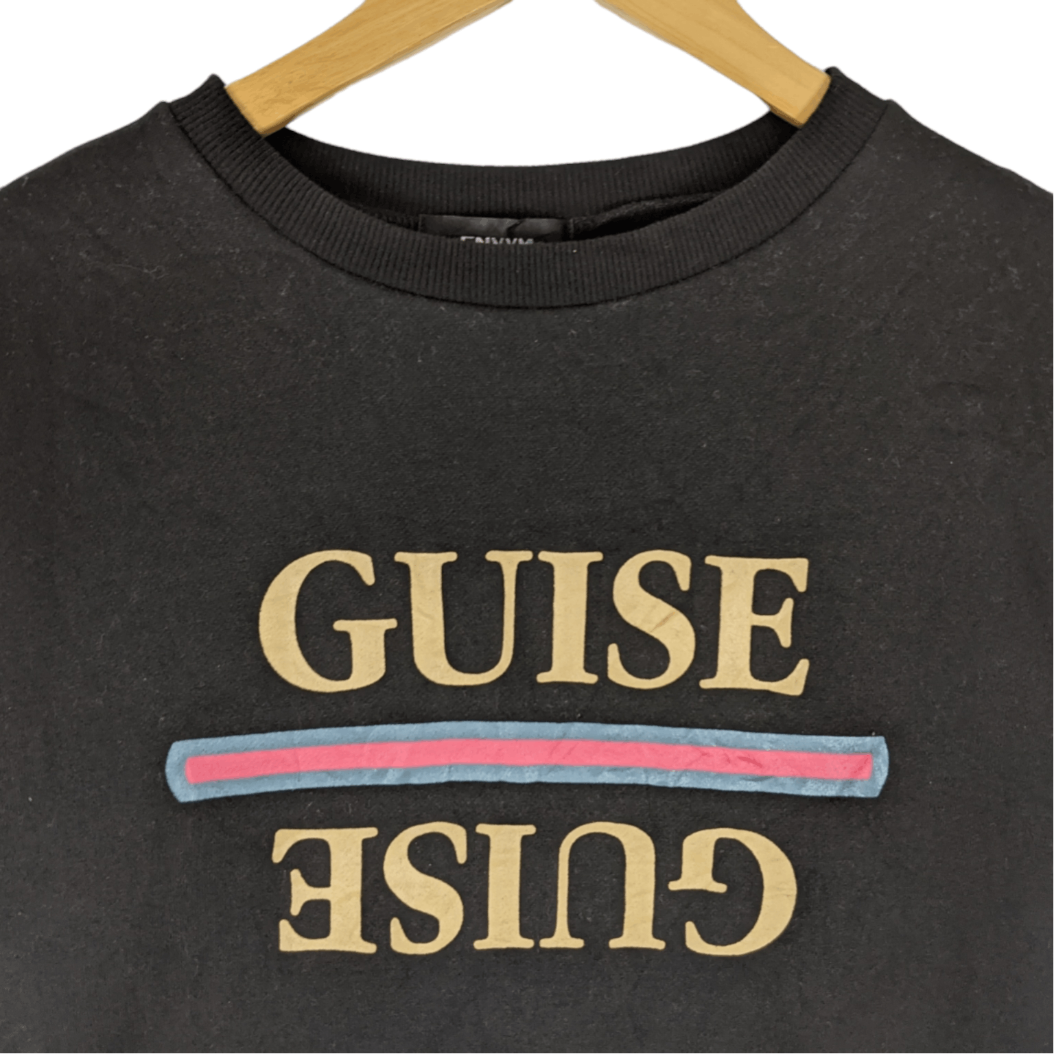 Japanese Brand Japan ENVYM Guise Spell Out Crewneck Jumper Sweatshirt Size ONE SIZE - 4 Thumbnail