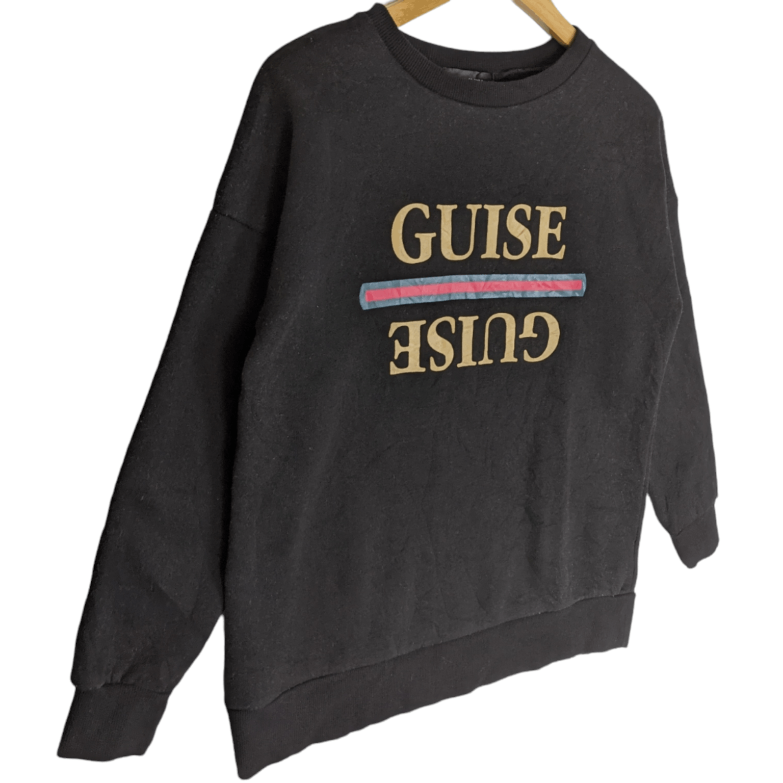 Japanese Brand Japan ENVYM Guise Spell Out Crewneck Jumper Sweatshirt Size ONE SIZE - 3 Thumbnail
