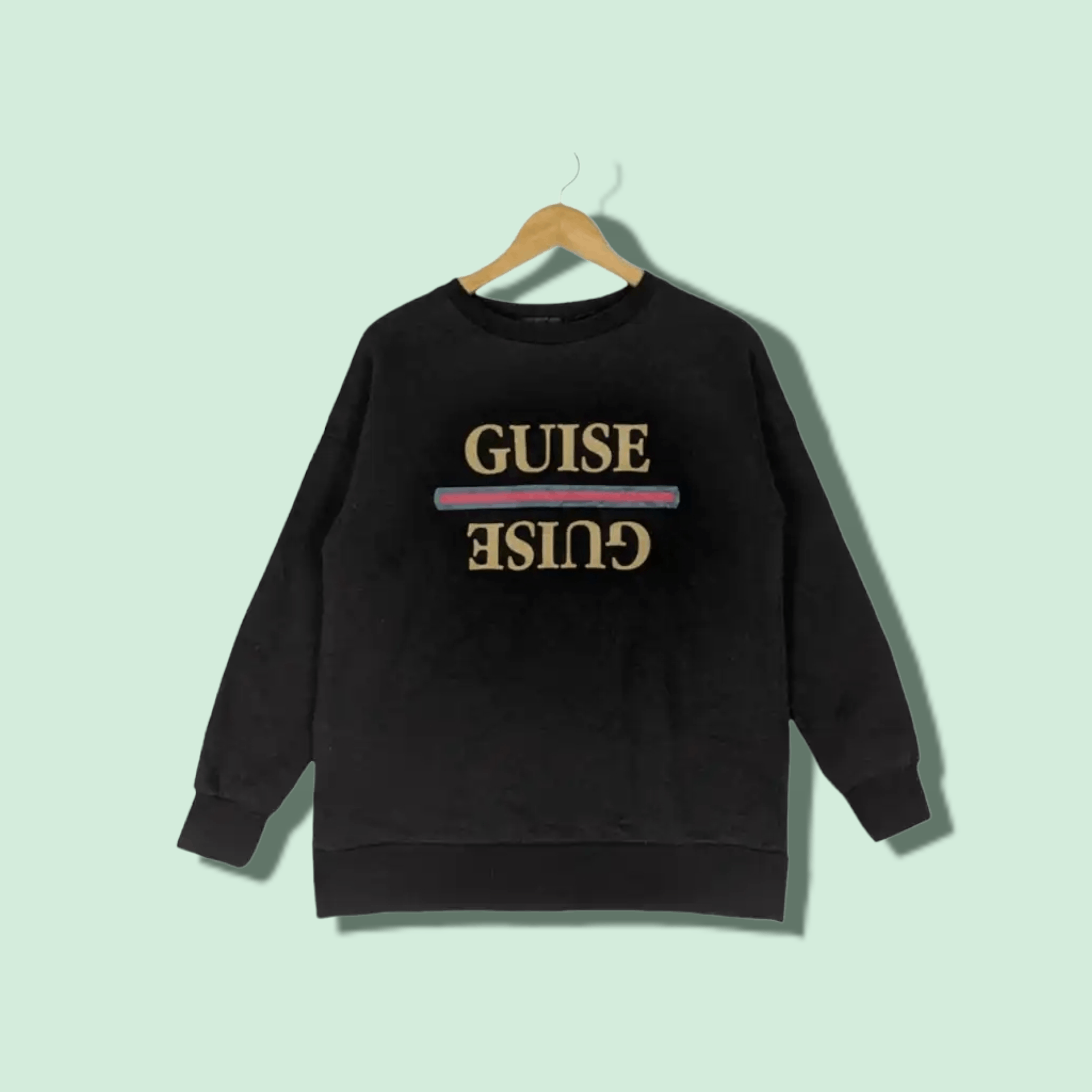 Japanese Brand Japan ENVYM Guise Spell Out Crewneck Jumper Sweatshirt Size ONE SIZE - 1 Thumbnail