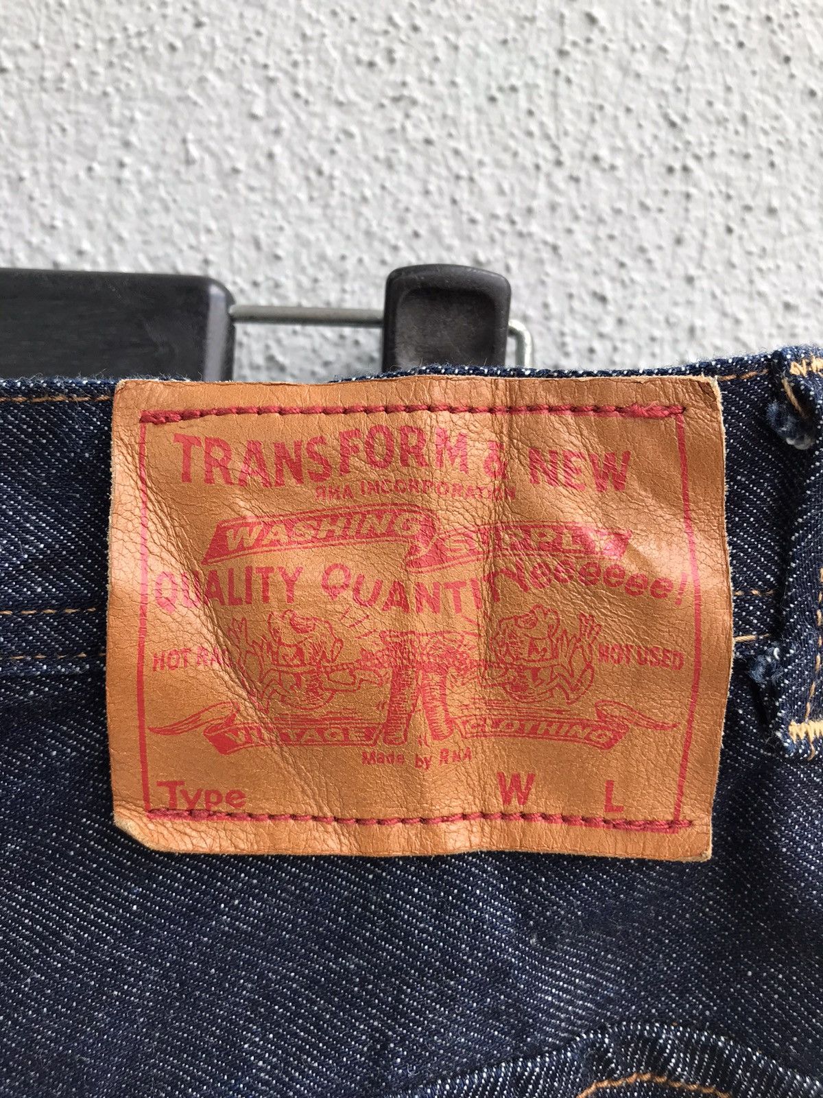 Japanese Brand Japanese Brand RNA SLANG Blue Denim Jeans Size US 32 / EU 48 - 7 Thumbnail