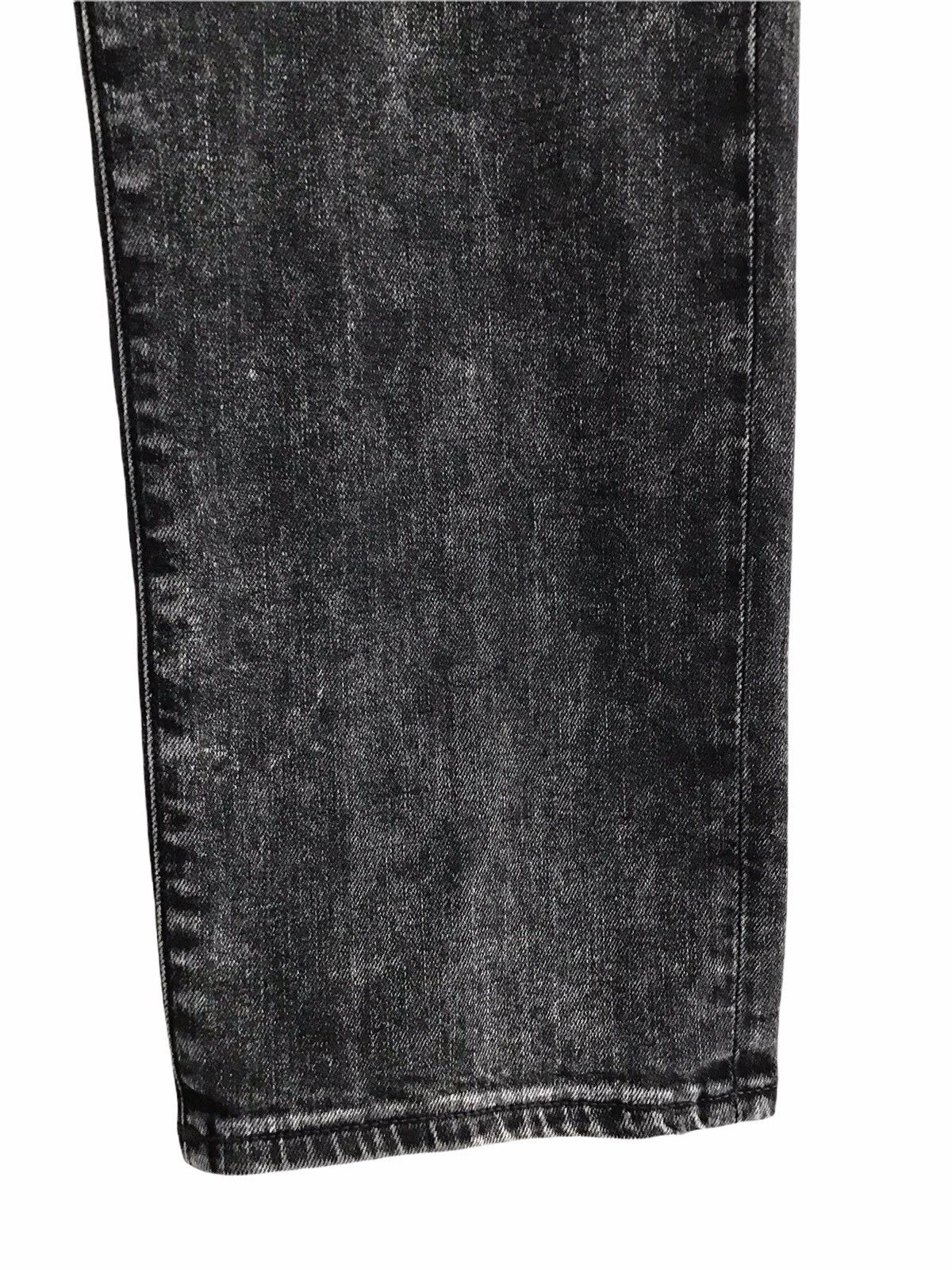 True Religion Black Acid Wash Skull Embroidery Stretch Skinny Jeans Size US 38 / EU 54 - 9 Thumbnail