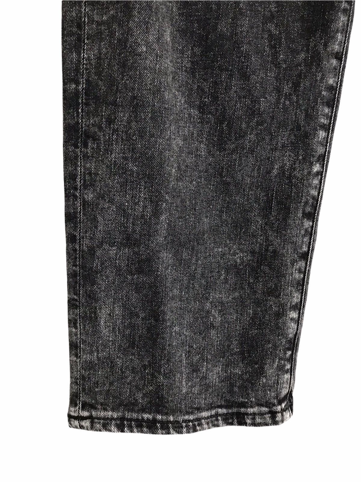 True Religion Black Acid Wash Skull Embroidery Stretch Skinny Jeans Size US 38 / EU 54 - 8 Thumbnail