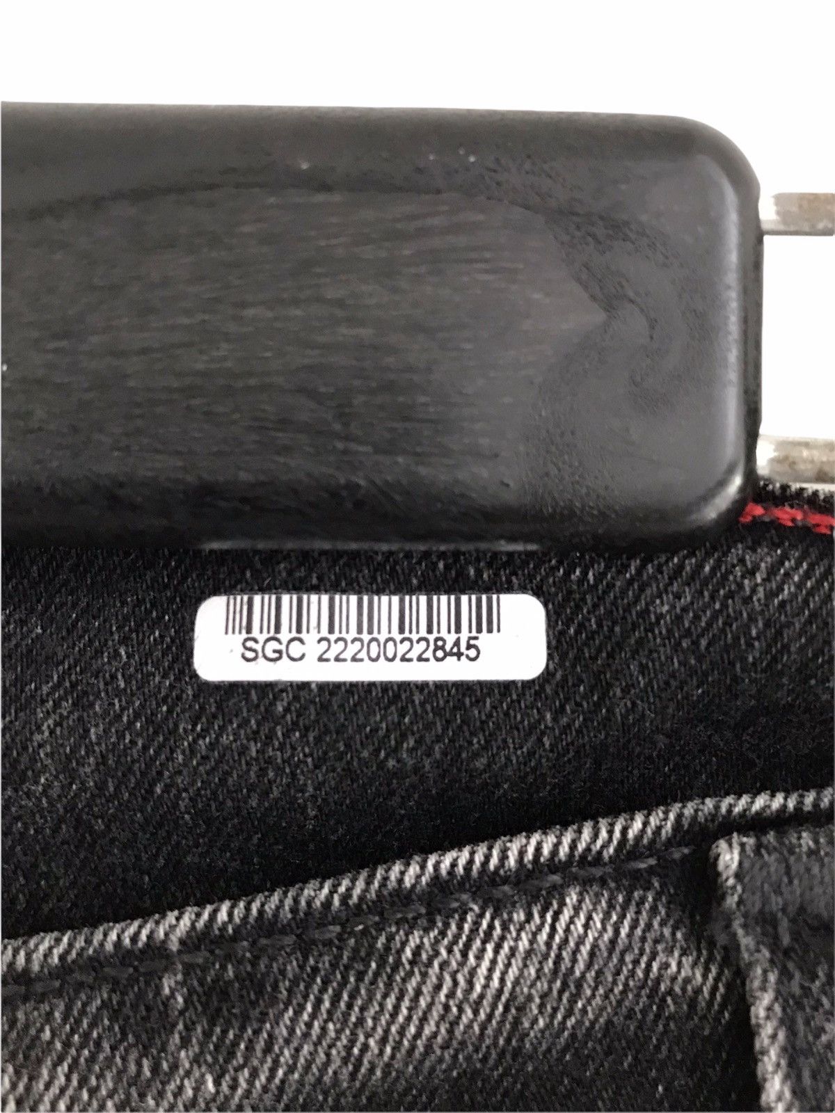 True Religion Black Acid Wash Skull Embroidery Stretch Skinny Jeans Size US 38 / EU 54 - 10 Thumbnail