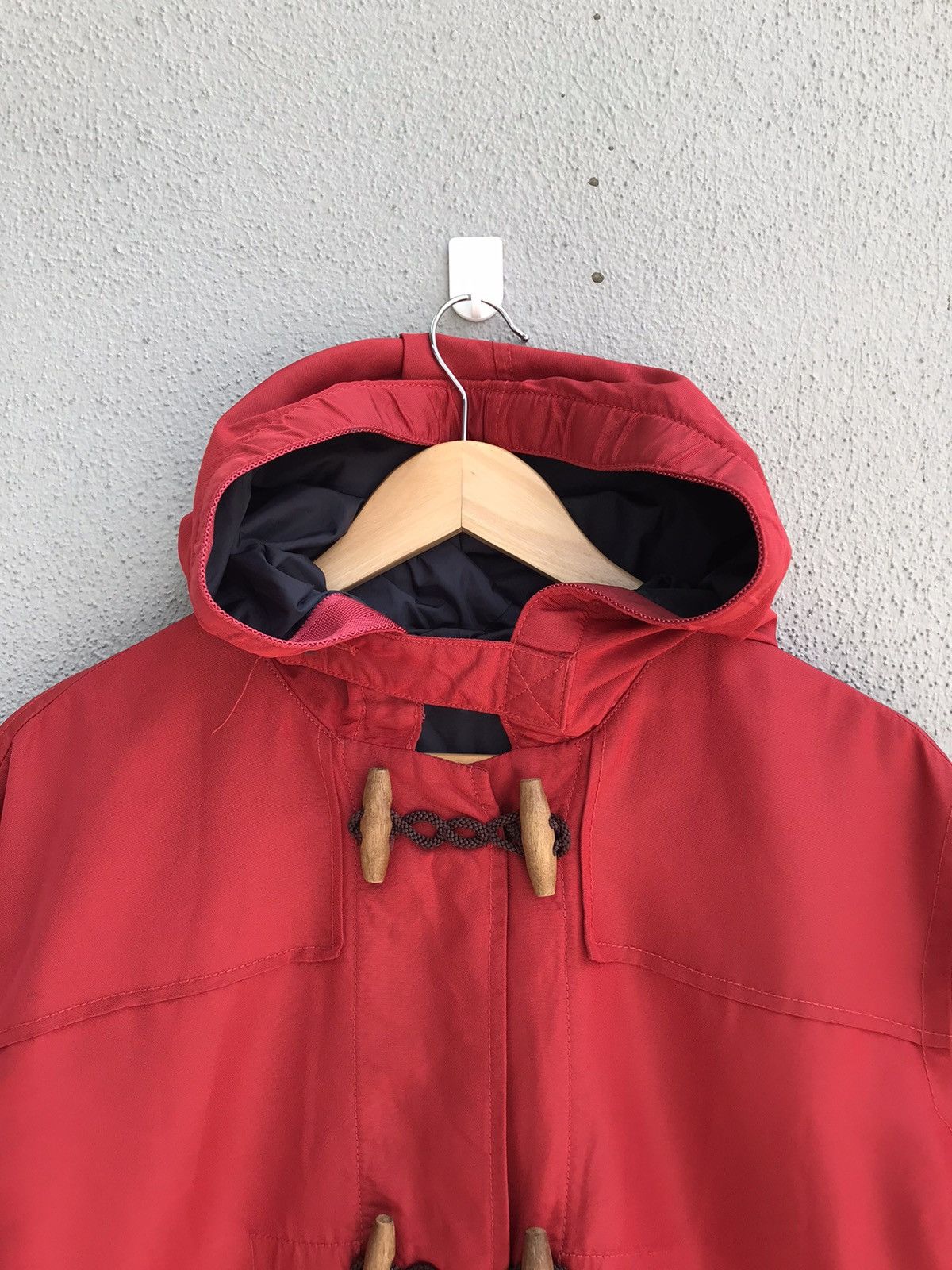 45rpm 45rpm Japan Red Nylon Duffle Coat Long Jacket Size US M / EU 48-50 / 2 - 2 Thumbnail