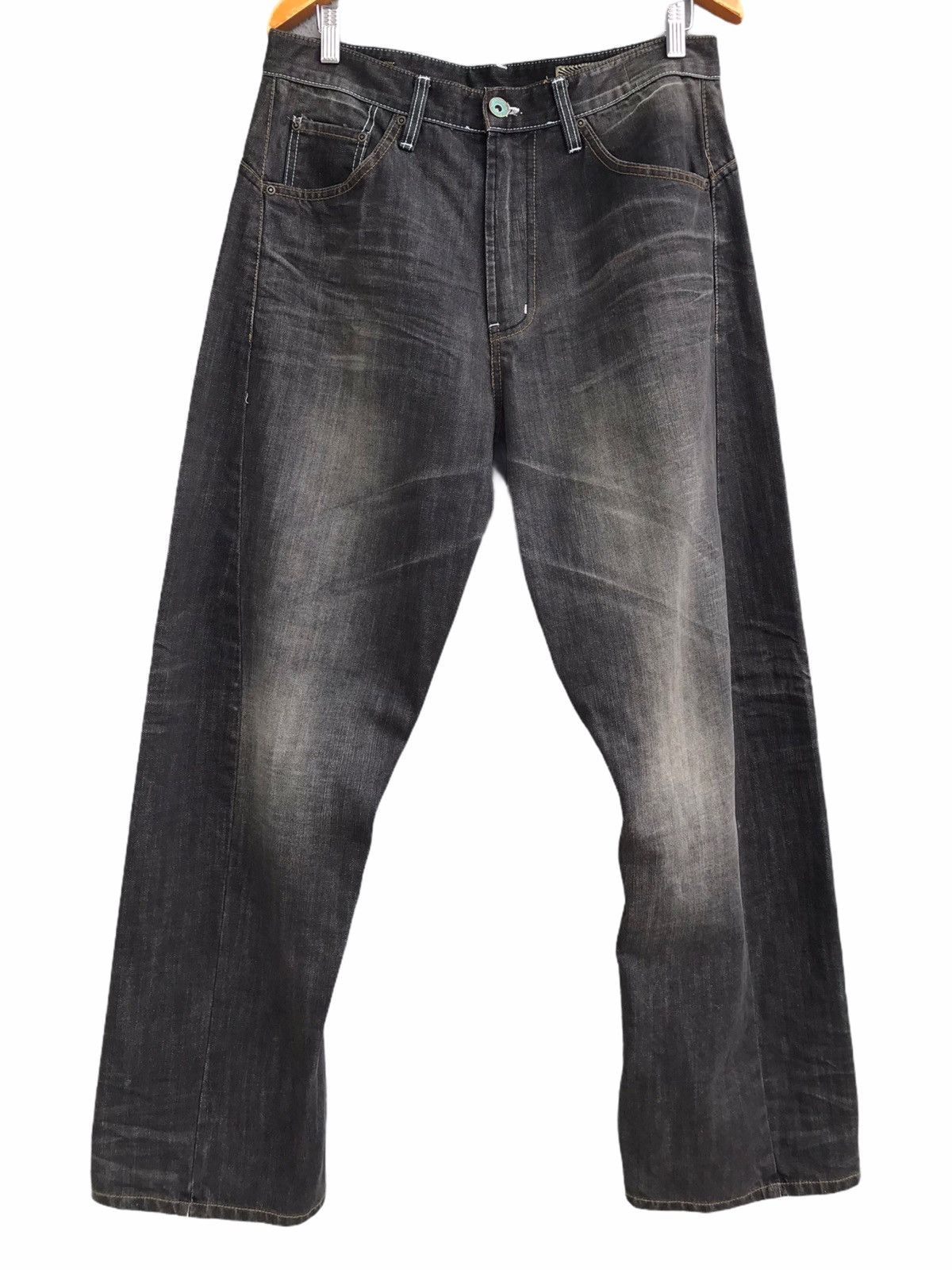 Volcom VOLCOM Liberated Revolver Jeans Made In Usa Size US 35 - 2 Thumbnail