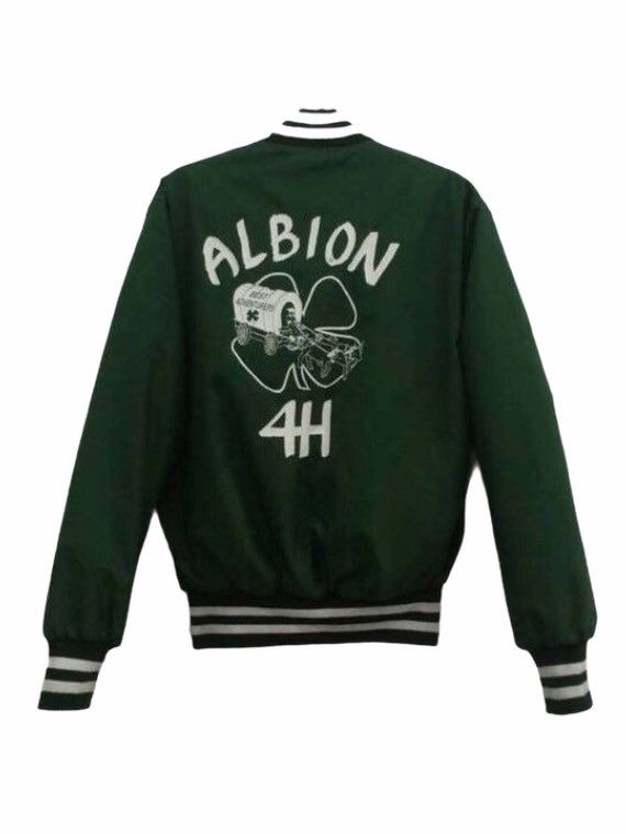 Vintage Vintage ALBION 4H Varsity Jacket Size US M / EU 48-50 / 2 - 1 Thumbnail