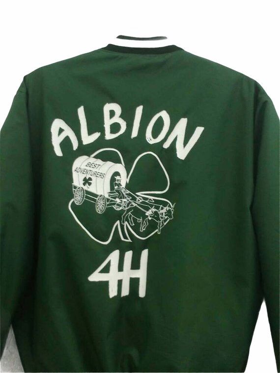 Vintage Vintage ALBION 4H Varsity Jacket Size US M / EU 48-50 / 2 - 3 Thumbnail