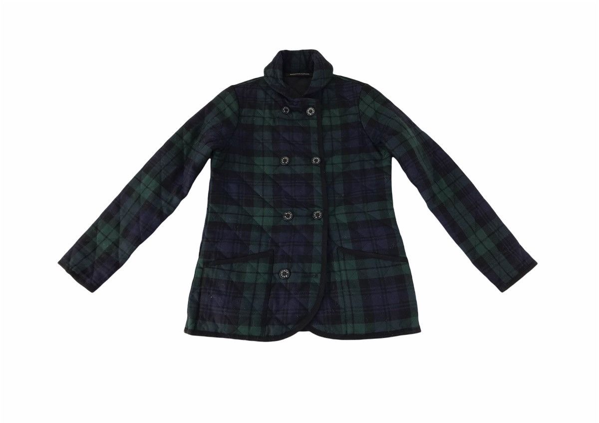 Designer × Mackintosh Mackintosh Scotland Double Breasted Padded Plaid Checked Size S / US 4 / IT 40 - 1 Thumbnail
