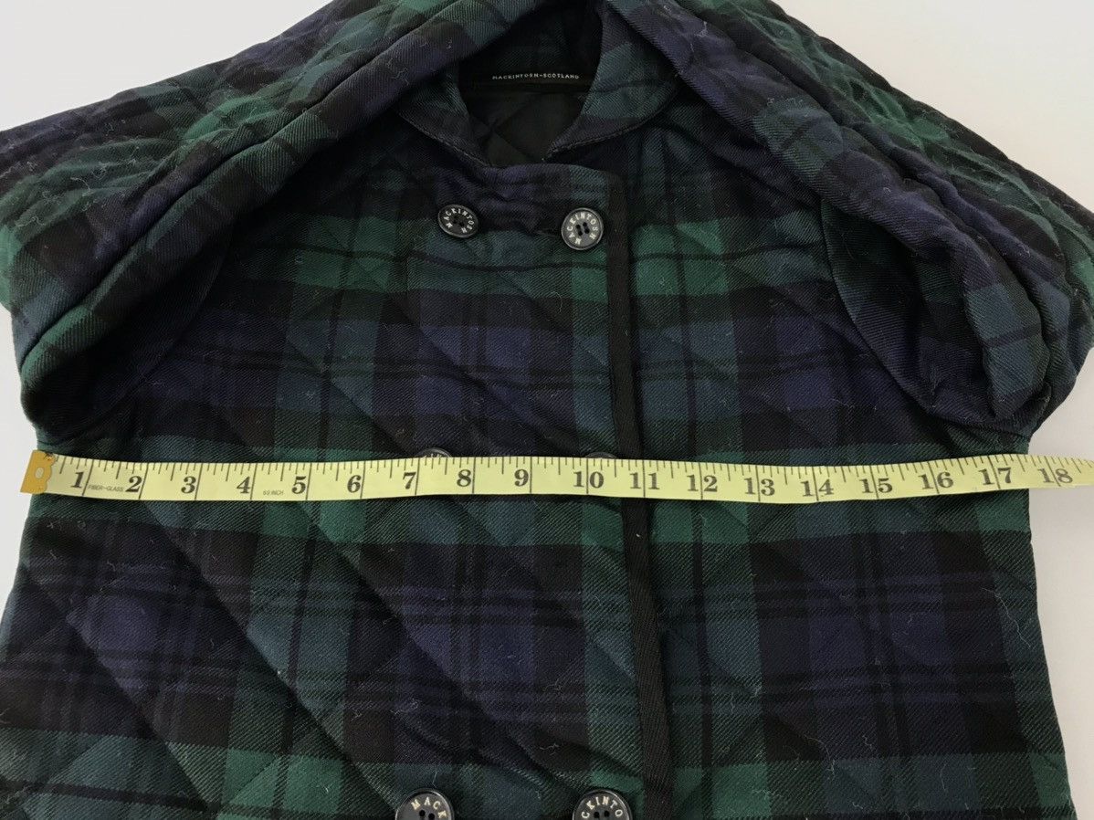 Designer × Mackintosh Mackintosh Scotland Double Breasted Padded Plaid Checked Size S / US 4 / IT 40 - 8 Thumbnail