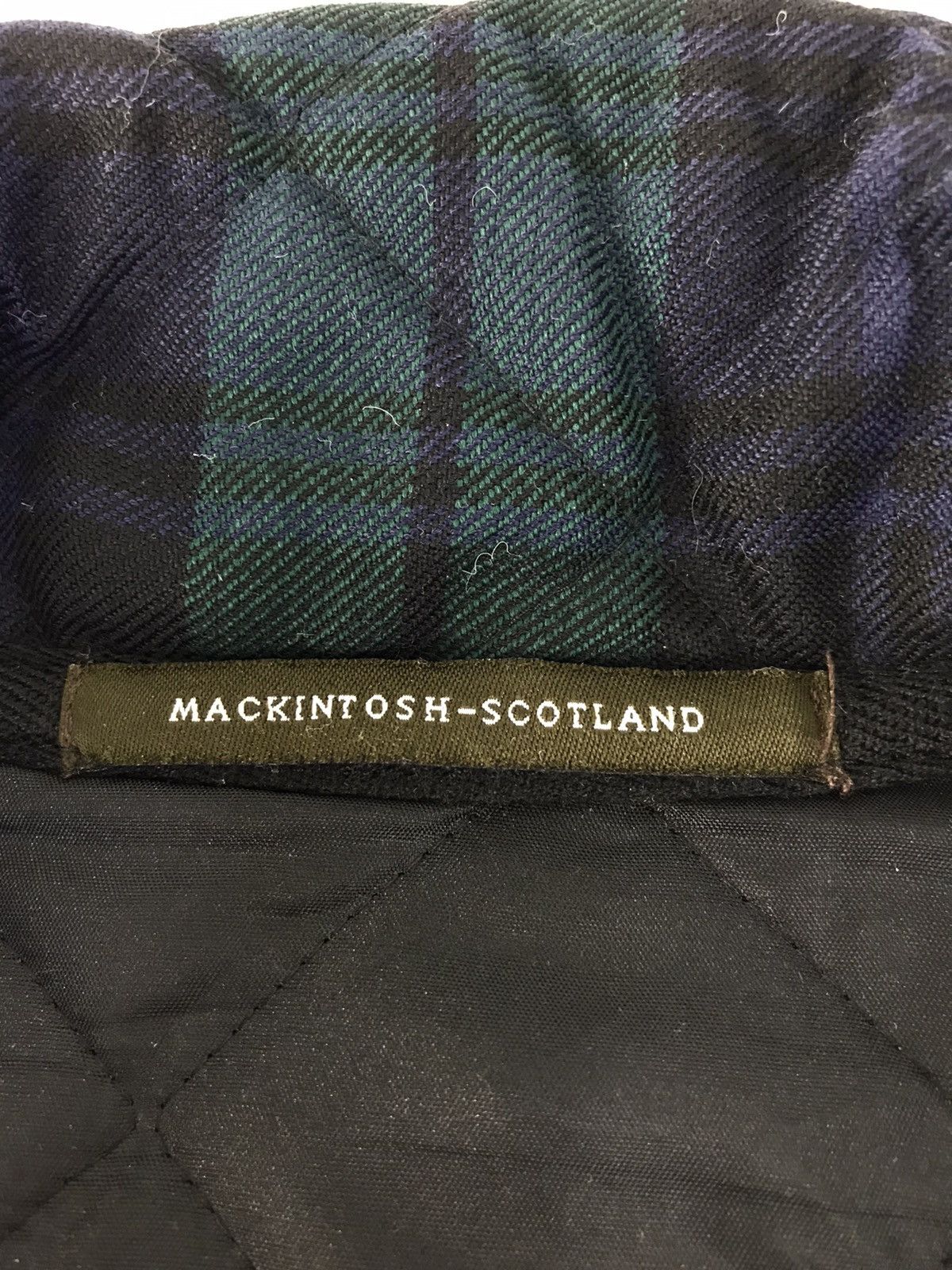 Designer × Mackintosh Mackintosh Scotland Double Breasted Padded Plaid Checked Size S / US 4 / IT 40 - 5 Thumbnail