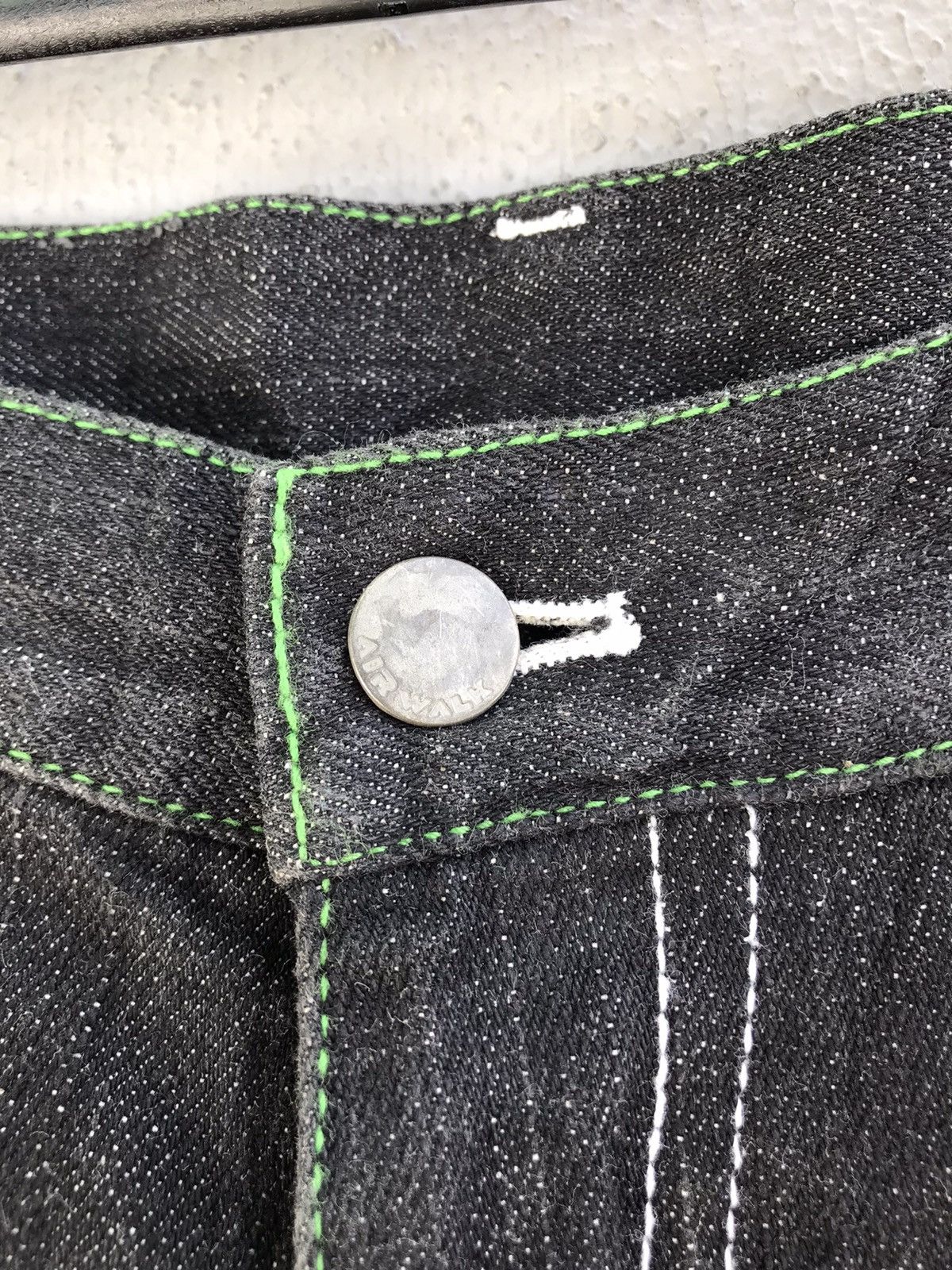 Airwalk Airwalk Printed Black Denim Jeans Size US 36 / EU 52 - 5 Thumbnail