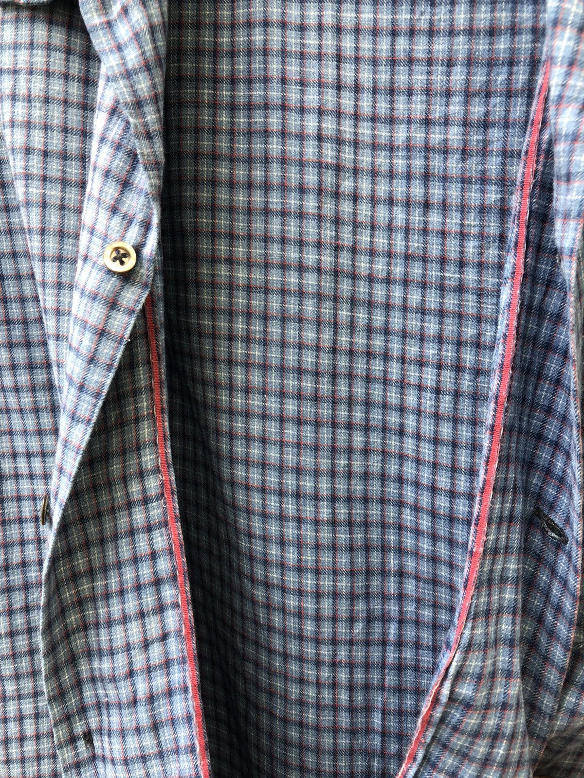 Blue Blue Japan Blue Blue Japan Checkered Camp Collar indigo Selvedge Shirt Size US M / EU 48-50 / 2 - 12 Thumbnail