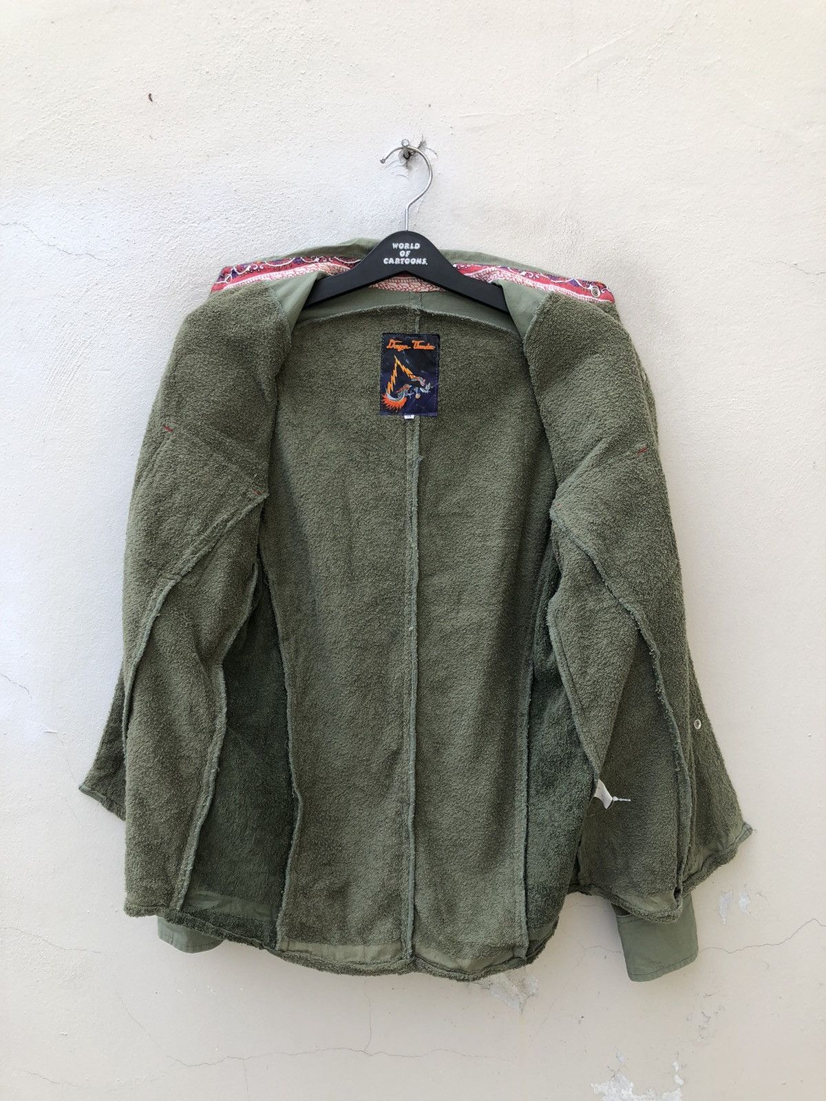 Vintage Dragon Thunder Japan Snap Button Hybrid Fleece Shirt Size US M / EU 48-50 / 2 - 14 Thumbnail