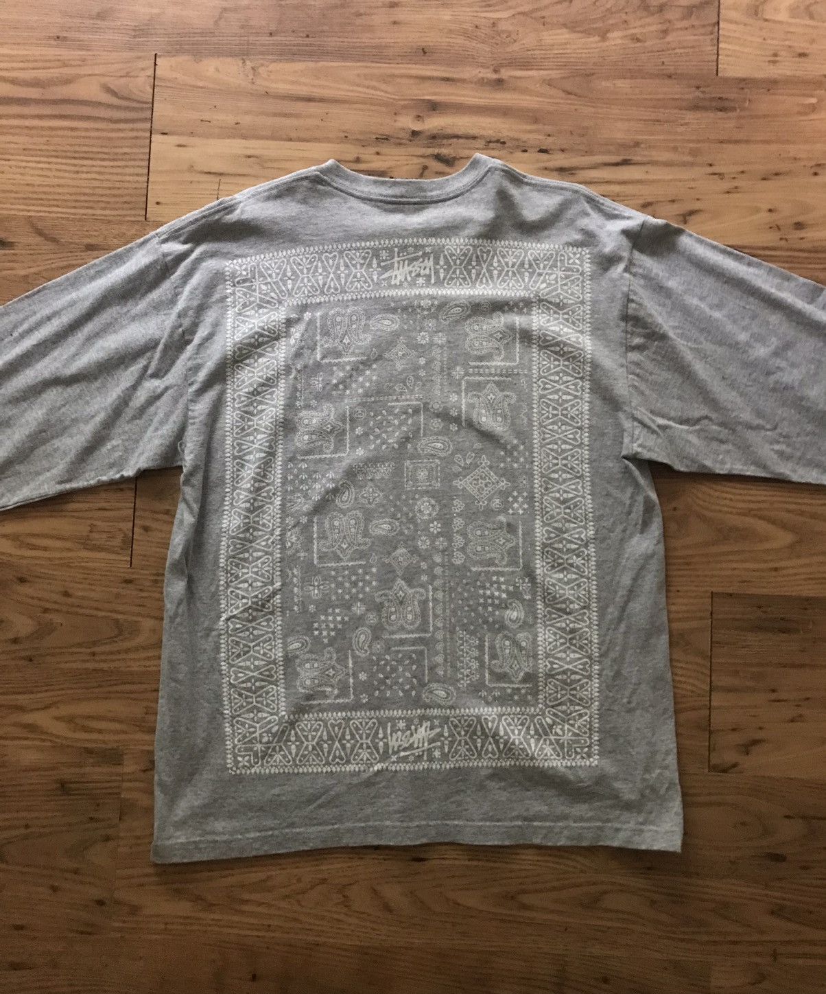 Stussy Vintage stussy bandana long sleeve tee Size US L / EU 52-54 / 3 - 2 Thumbnail