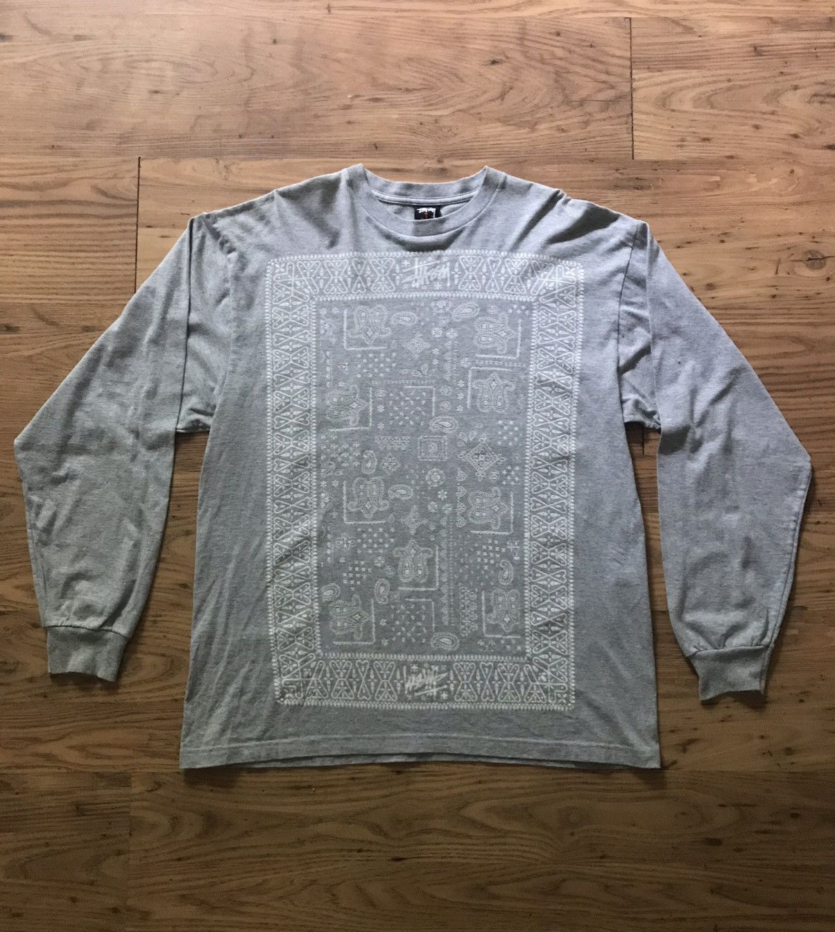 Stussy Vintage stussy bandana long sleeve tee Size US L / EU 52-54 / 3 - 1 Thumbnail