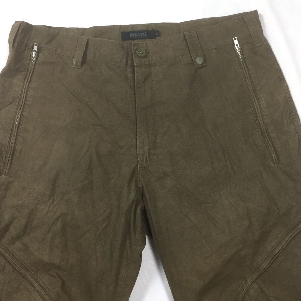 Japanese Brand Braitone japanesse brand cargo pant zipper Size US 35 - 5 Thumbnail