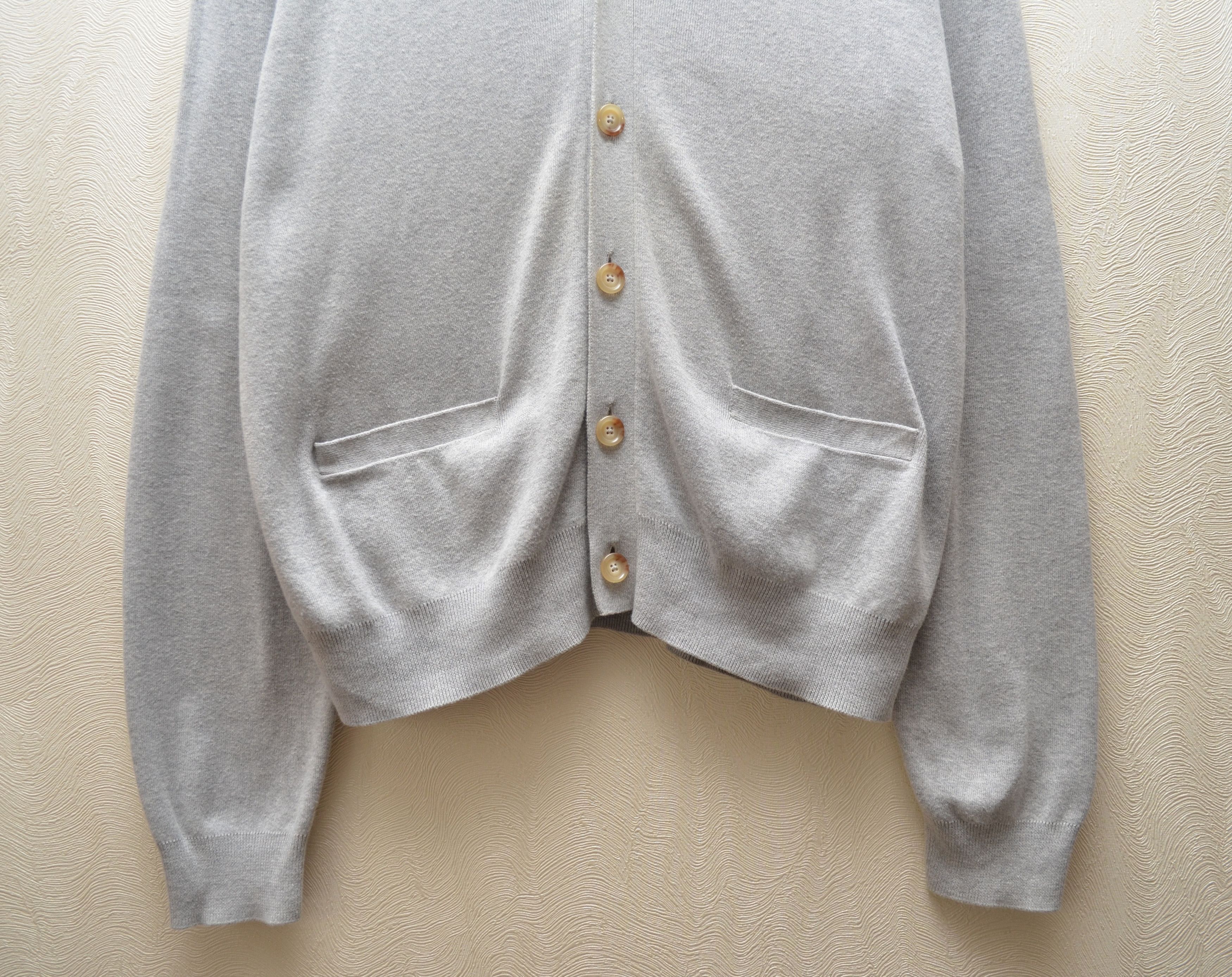 Polo Ralph Lauren × Vintage Polo Ralph Lauren Knit Grey Cardigan Sweater Vintage Size US L / EU 52-54 / 3 - 2 Thumbnail