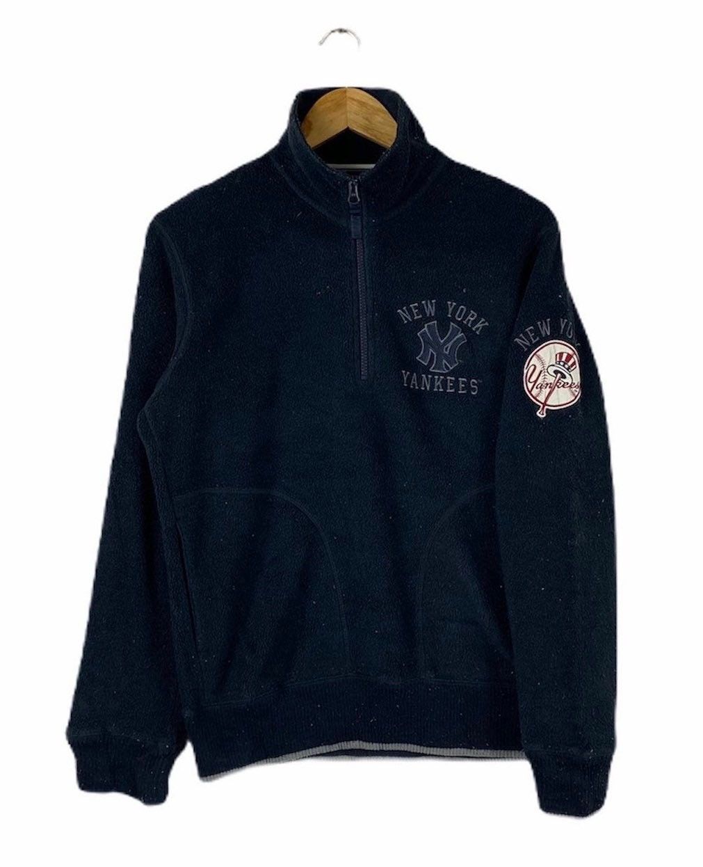 MLB × New York Yankees × Vintage Vintage New York YANKEES MLB Big Logo Fleece Sweatshirt Size US S / EU 44-46 / 1 - 1 Thumbnail