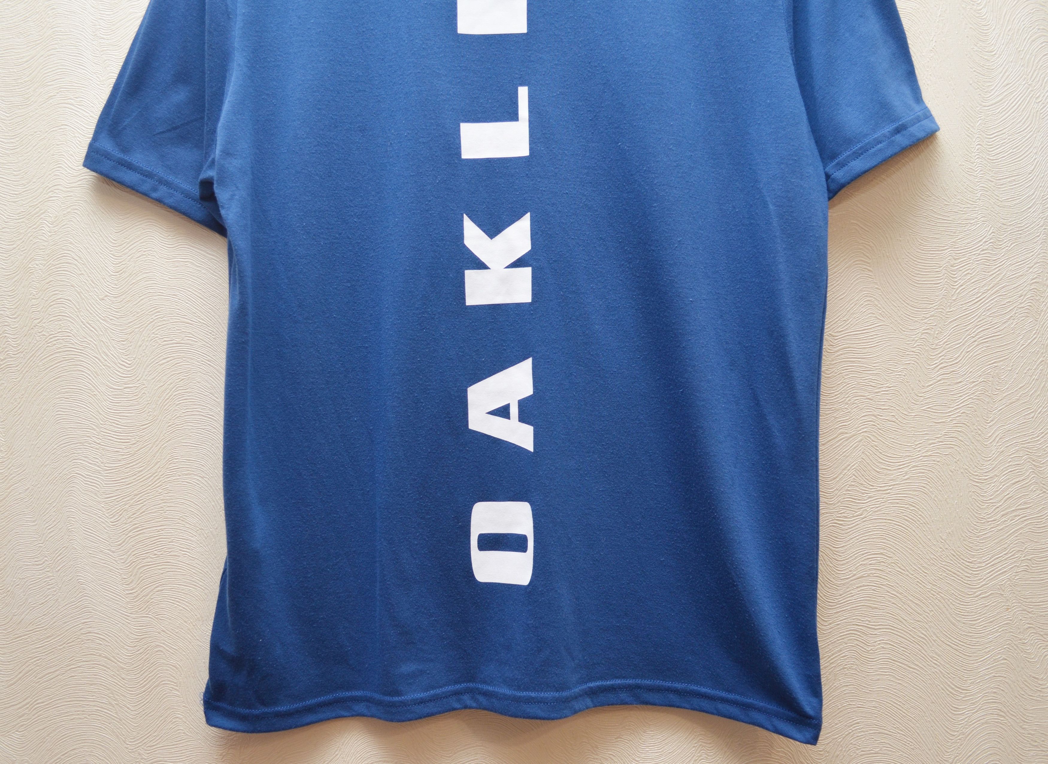 Oakley Oakley Ellipse Star Big Logo T Shirt Blue Sz M Size US M / EU 48-50 / 2 - 2 Thumbnail