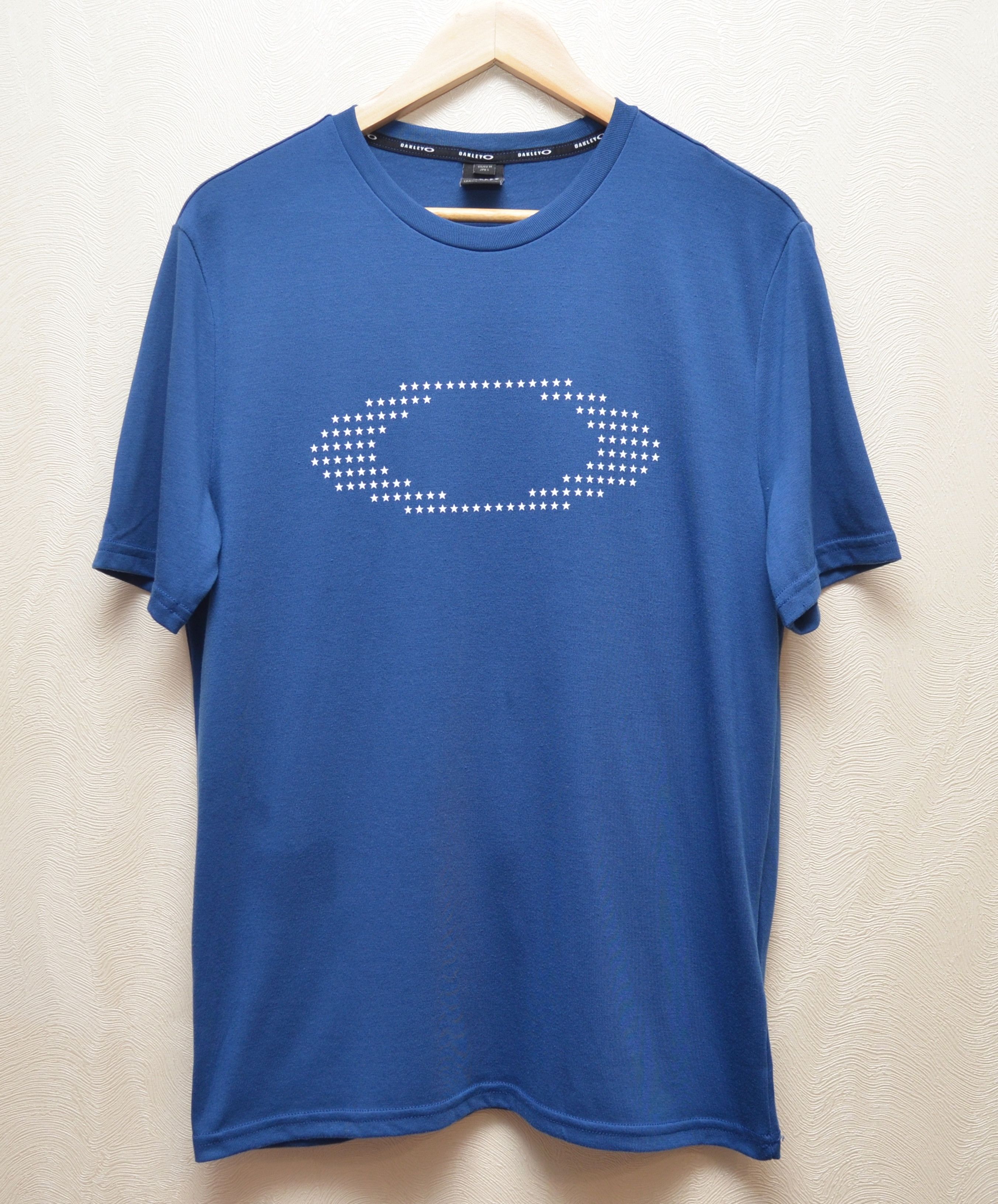 Oakley Oakley Ellipse Star Big Logo T Shirt Blue Sz M Size US M / EU 48-50 / 2 - 4 Thumbnail