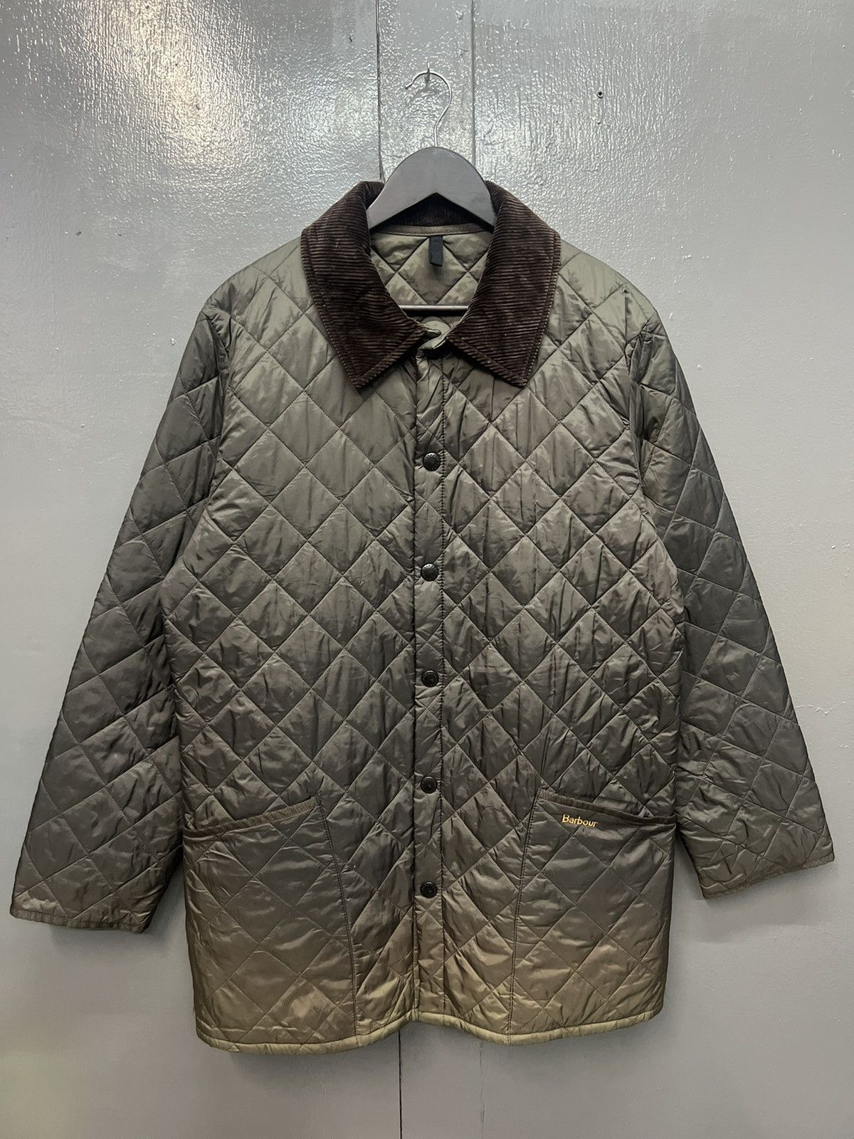 VINTAGE BARBOUR QUILTED JACKET SIZE M