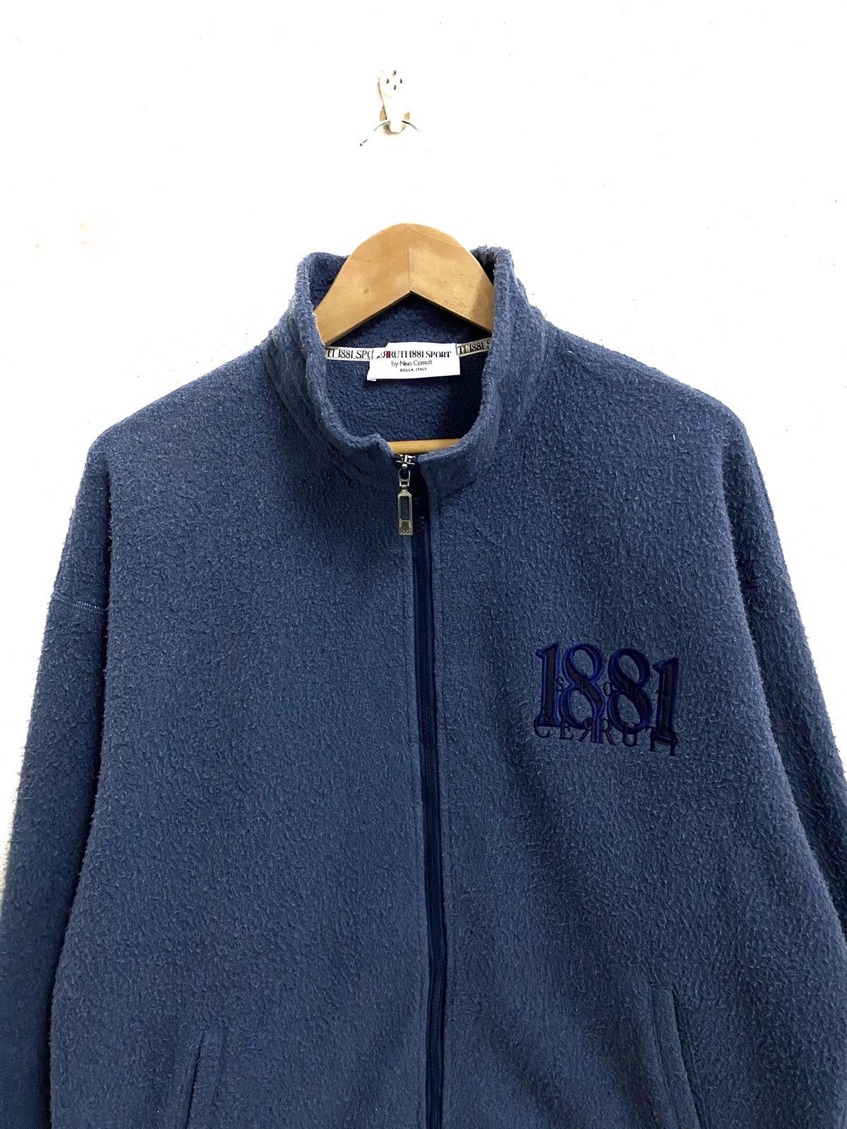 Cerruti 1881 CERRUTI 1881 Sport Italian Designer Fleece Sweater Jacket Size US L / EU 52-54 / 3 - 4 Thumbnail