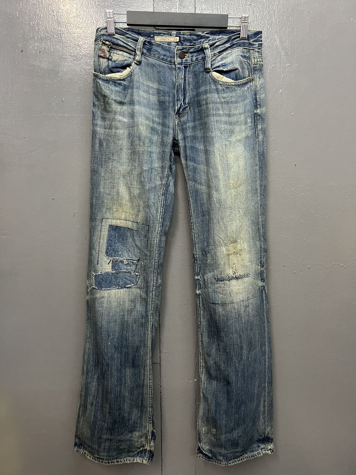 VINTAGE RALPH LAURENT PROPHIETOR JEANS DISTRESS SIZE 30