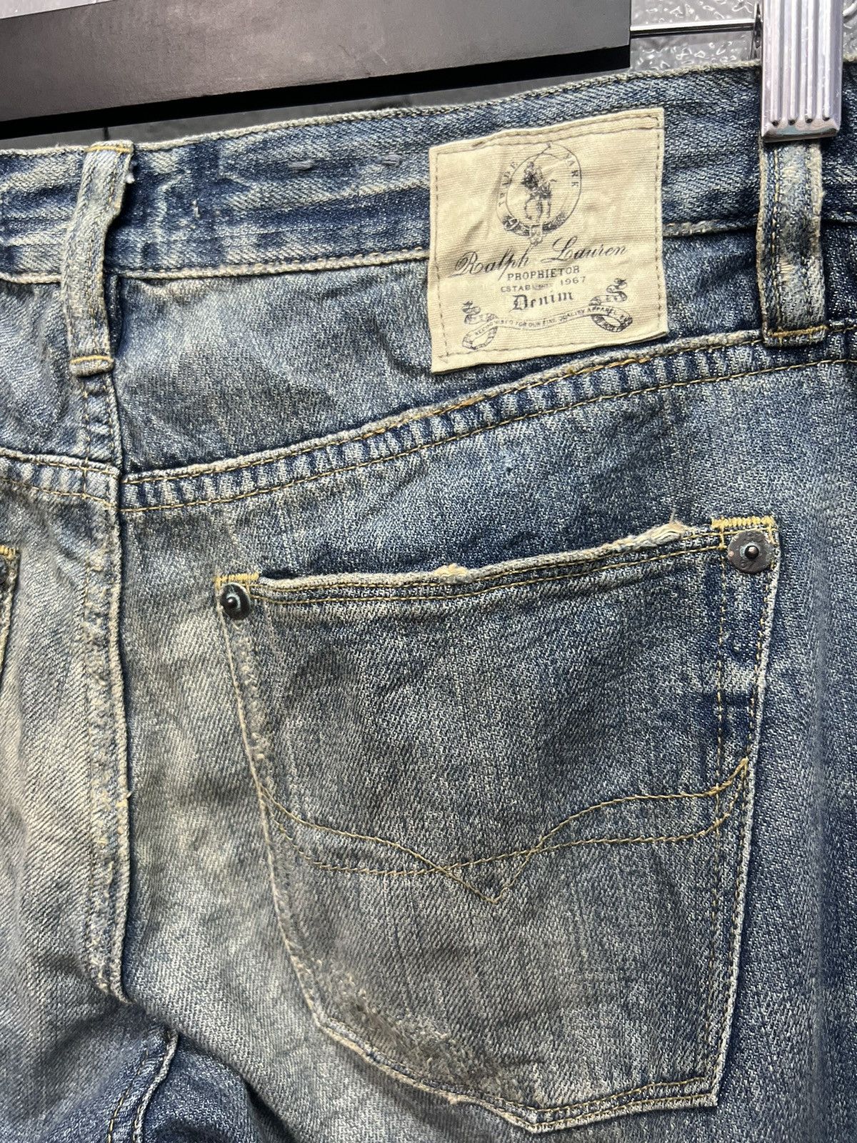 Ralph Lauren VINTAGE RALPH LAURENT PROPHIETOR JEANS DISTRESS SIZE 30 Size US 30 / EU 46 - 6 Thumbnail