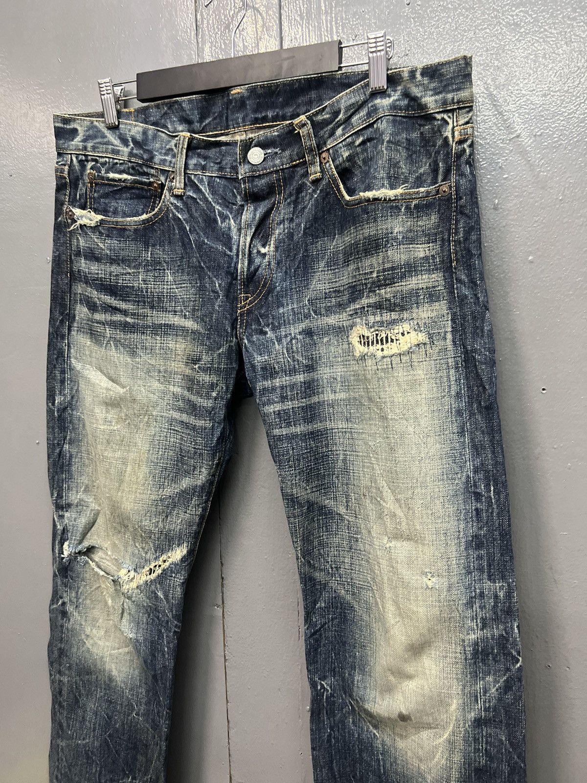 Eternal VINTAGE ETERNAL DENIM JEANS DISTRESS SIZE 36 Size US 36 / EU 52 - 3 Thumbnail