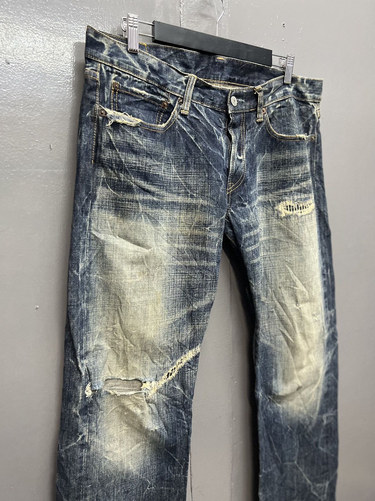 Eternal VINTAGE ETERNAL DENIM JEANS DISTRESS SIZE 36 Size US 36 / EU 52 - 2 Thumbnail