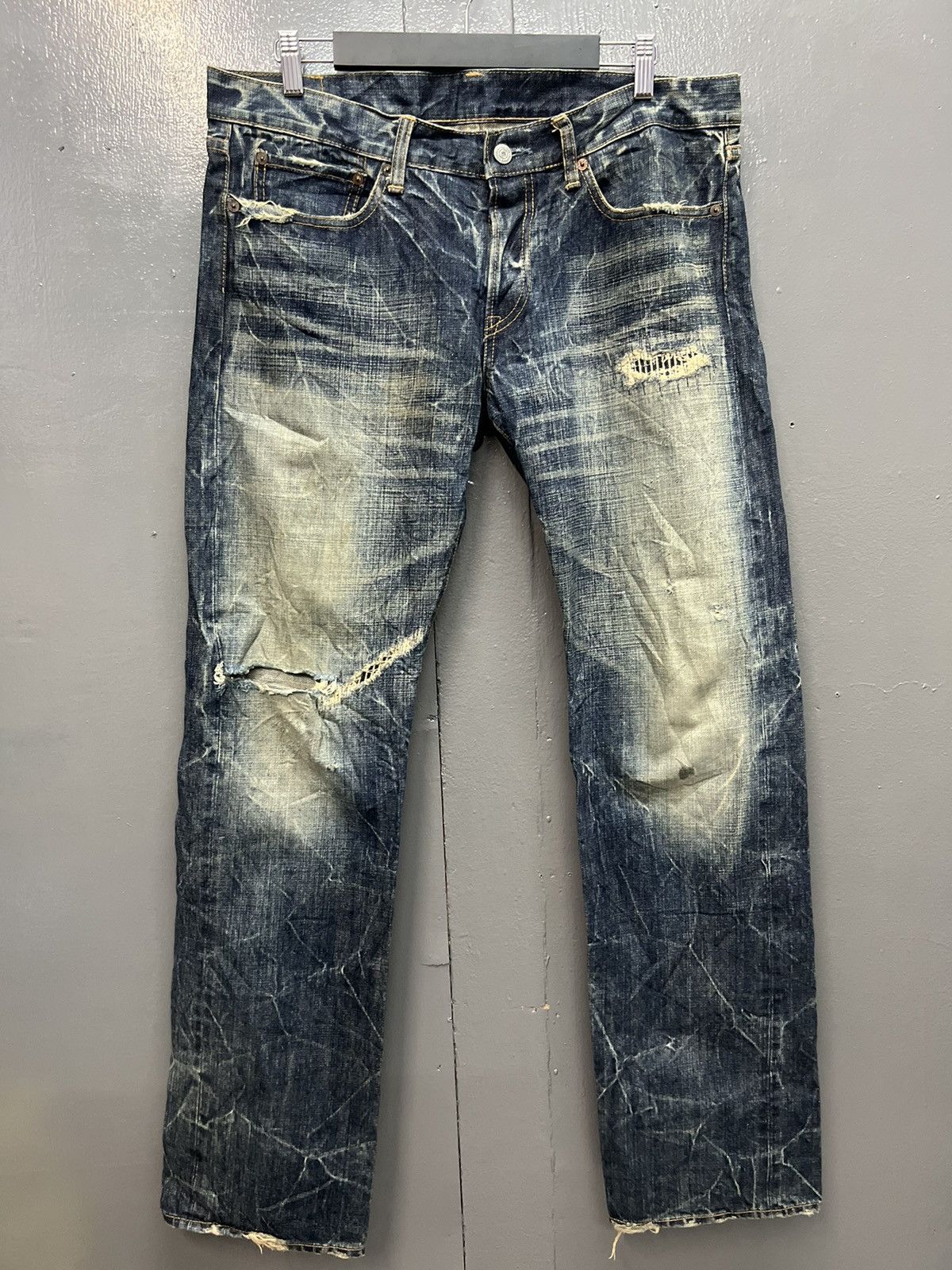 Eternal VINTAGE ETERNAL DENIM JEANS DISTRESS SIZE 36 Size US 36 / EU 52 - 1 Thumbnail