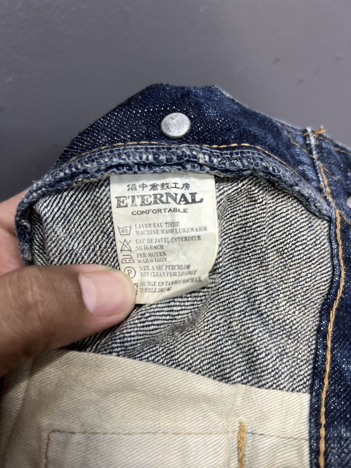 Eternal VINTAGE ETERNAL DENIM JEANS DISTRESS SIZE 36 Size US 36 / EU 52 - 11 Thumbnail