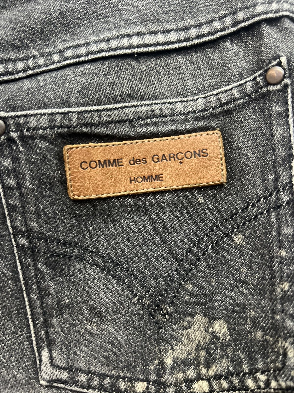 Comme des Garcons Homme VINTAGE COMME DES GARCONS HOMME CROPPED JEANS BLEACH SIZE 28 Size US 28 / EU 44 - 6 Thumbnail