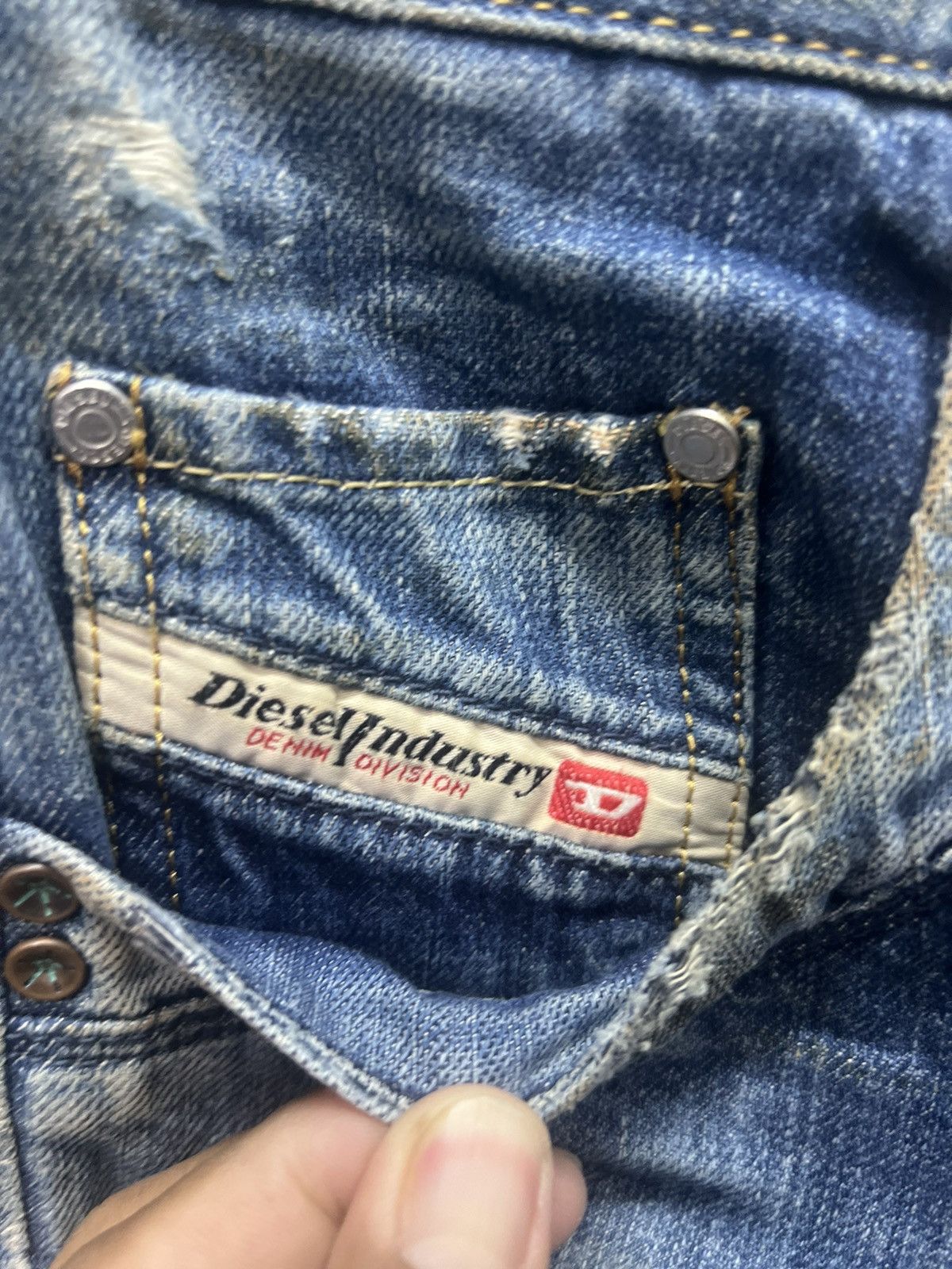 Diesel VINTAGE DIESEL INDUSTRY DENIM JEANS SIZE 30 Size US 30 / EU 46 - 9 Thumbnail