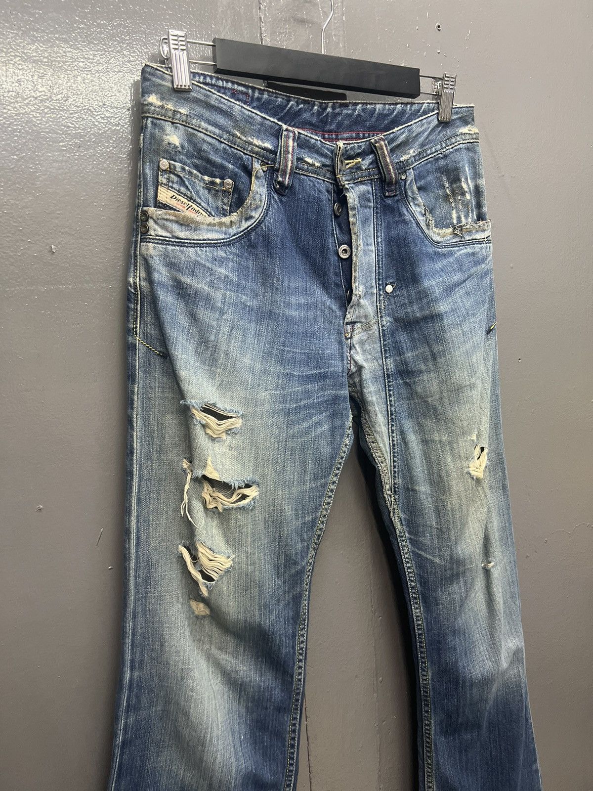 Diesel VINTAGE DIESEL INDUSTRY DENIM JEANS SIZE 30 Size US 30 / EU 46 - 2 Thumbnail