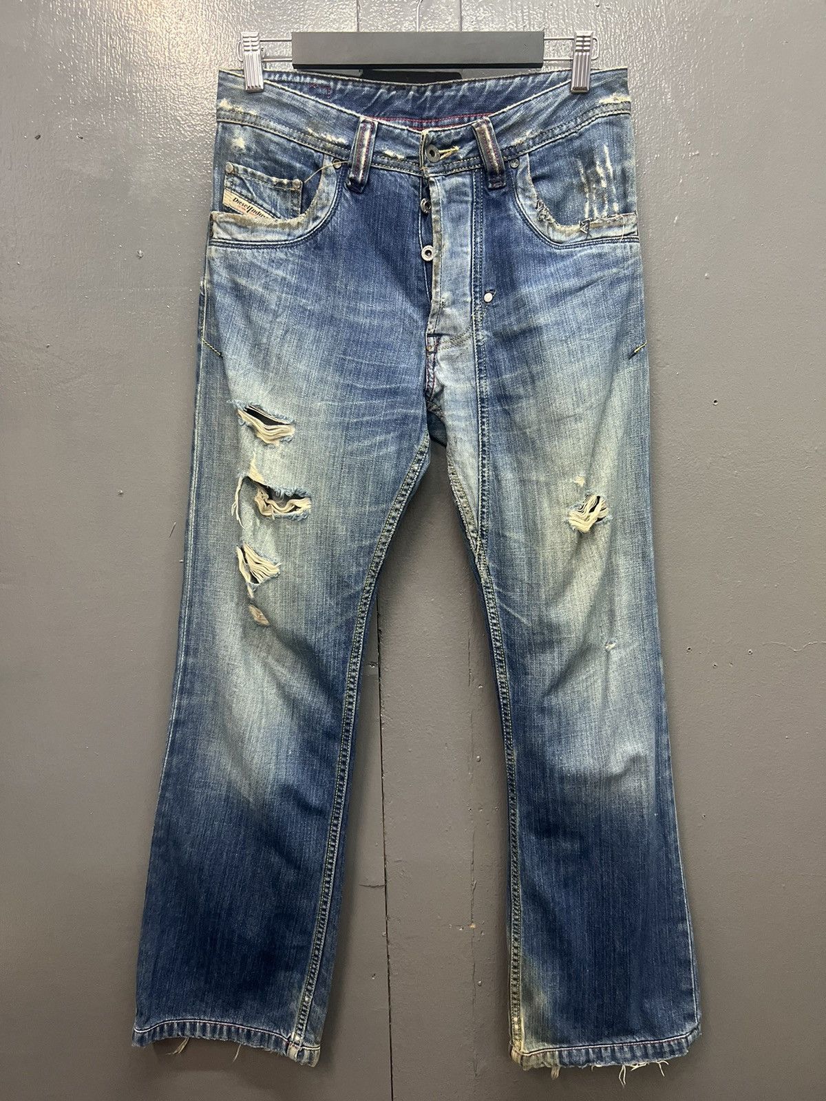 Diesel VINTAGE DIESEL INDUSTRY DENIM JEANS SIZE 30 Size US 30 / EU 46 - 1 Thumbnail