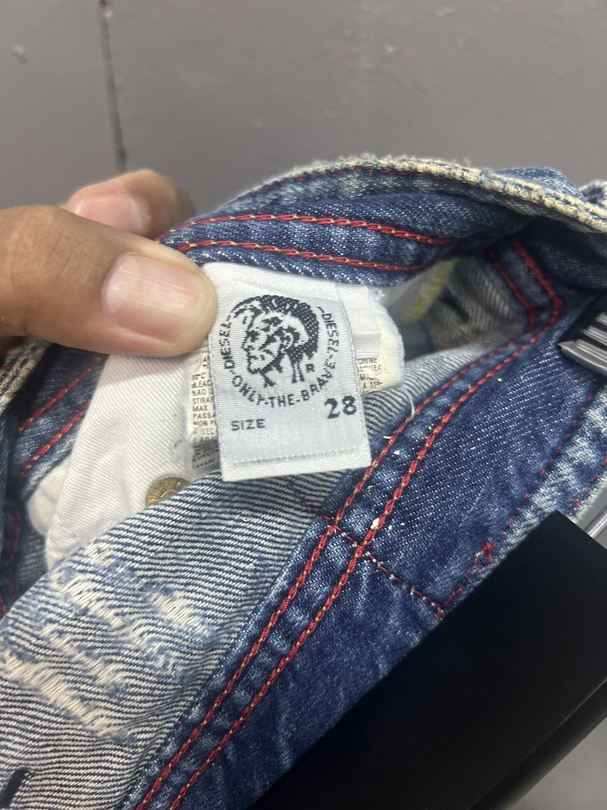 Diesel VINTAGE DIESEL INDUSTRY DENIM JEANS SIZE 30 Size US 30 / EU 46 - 10 Thumbnail