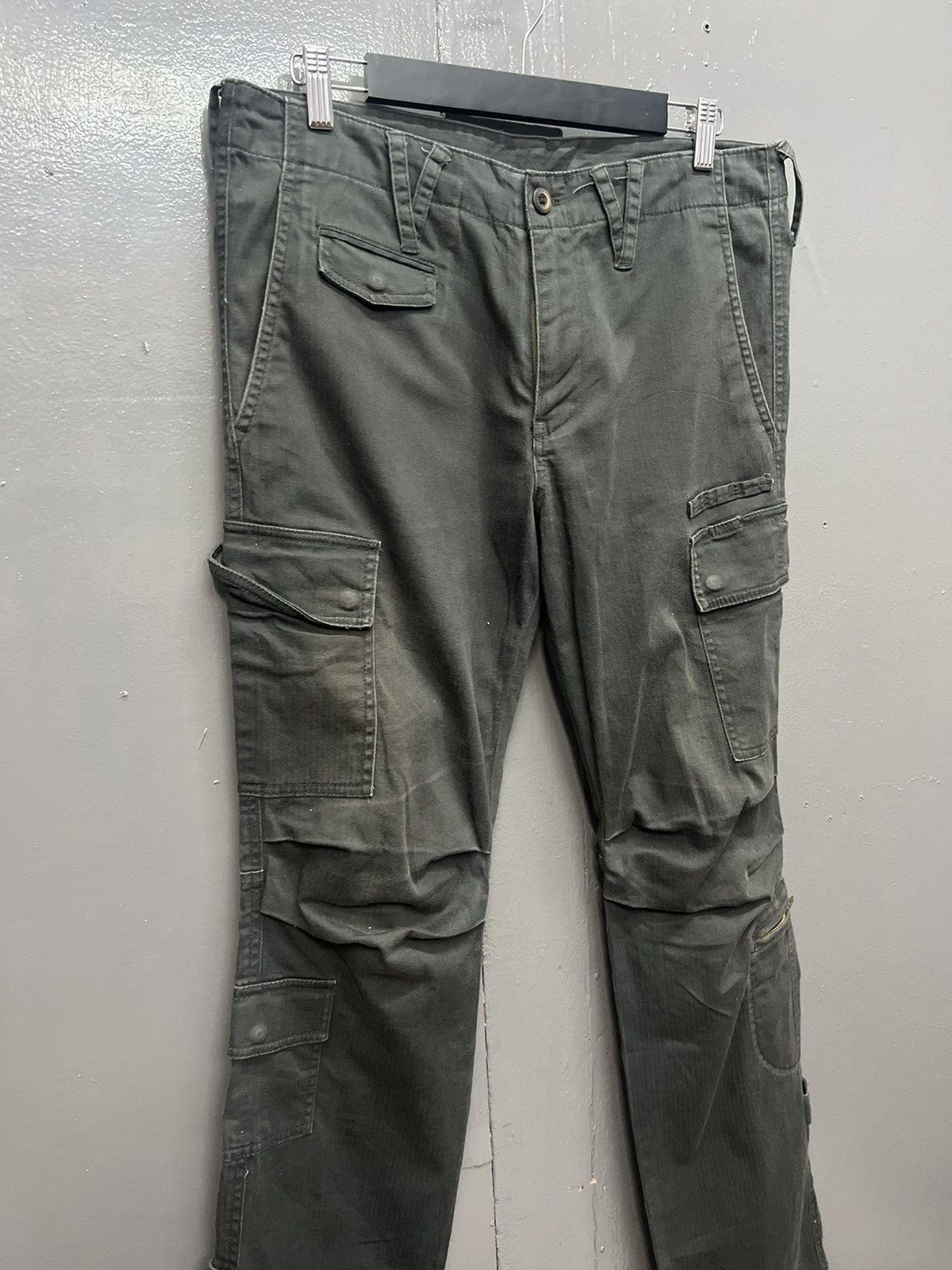 ABAHOUSE VINTAGE ABAHOUSE CARGO PANTS SIZE 34 Size US 34 / EU 50 - 2 Thumbnail